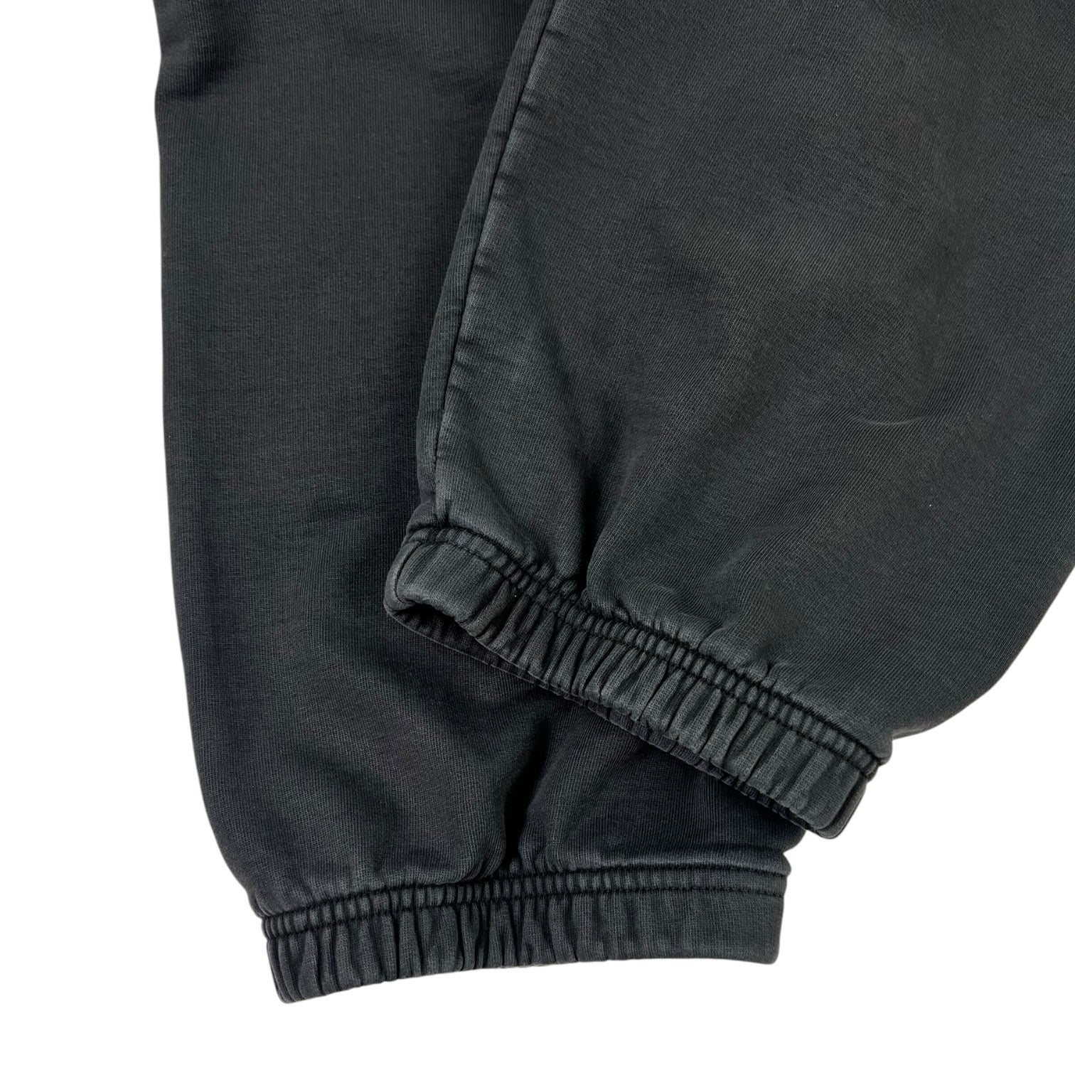 Stussy Garment Dyed Fleece Sweatpants Washed Black