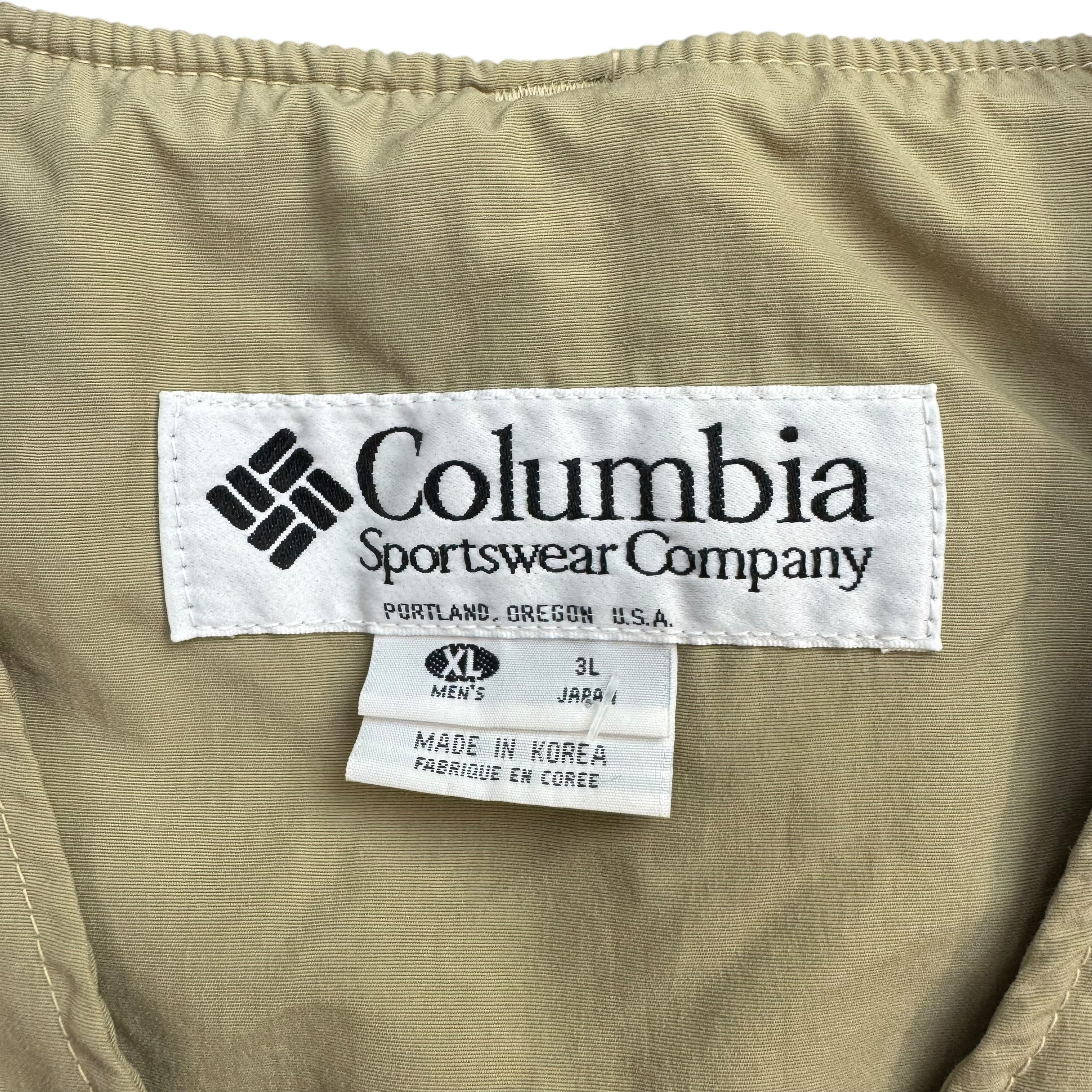 Vintage Columbia Fishing Vest Tan