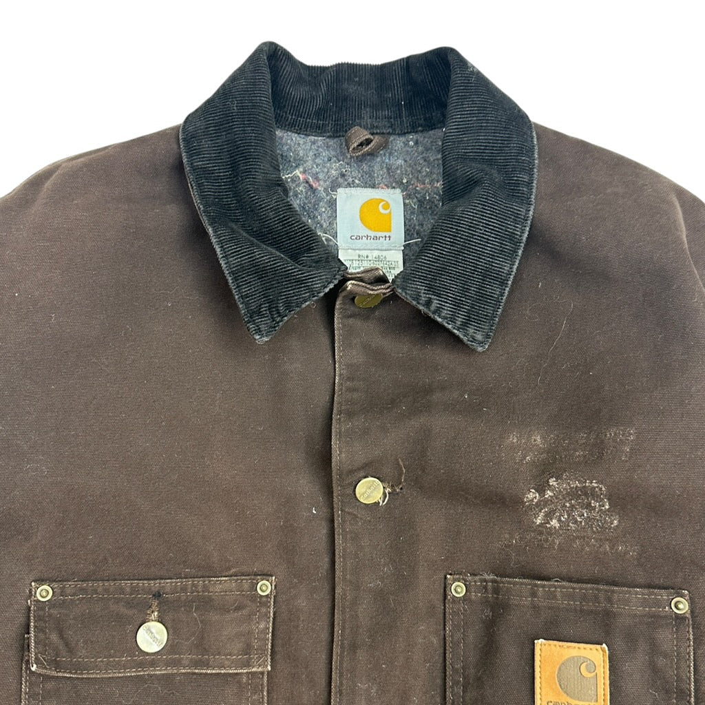 Vintage Carhartt Michigan Barn Coat Brown