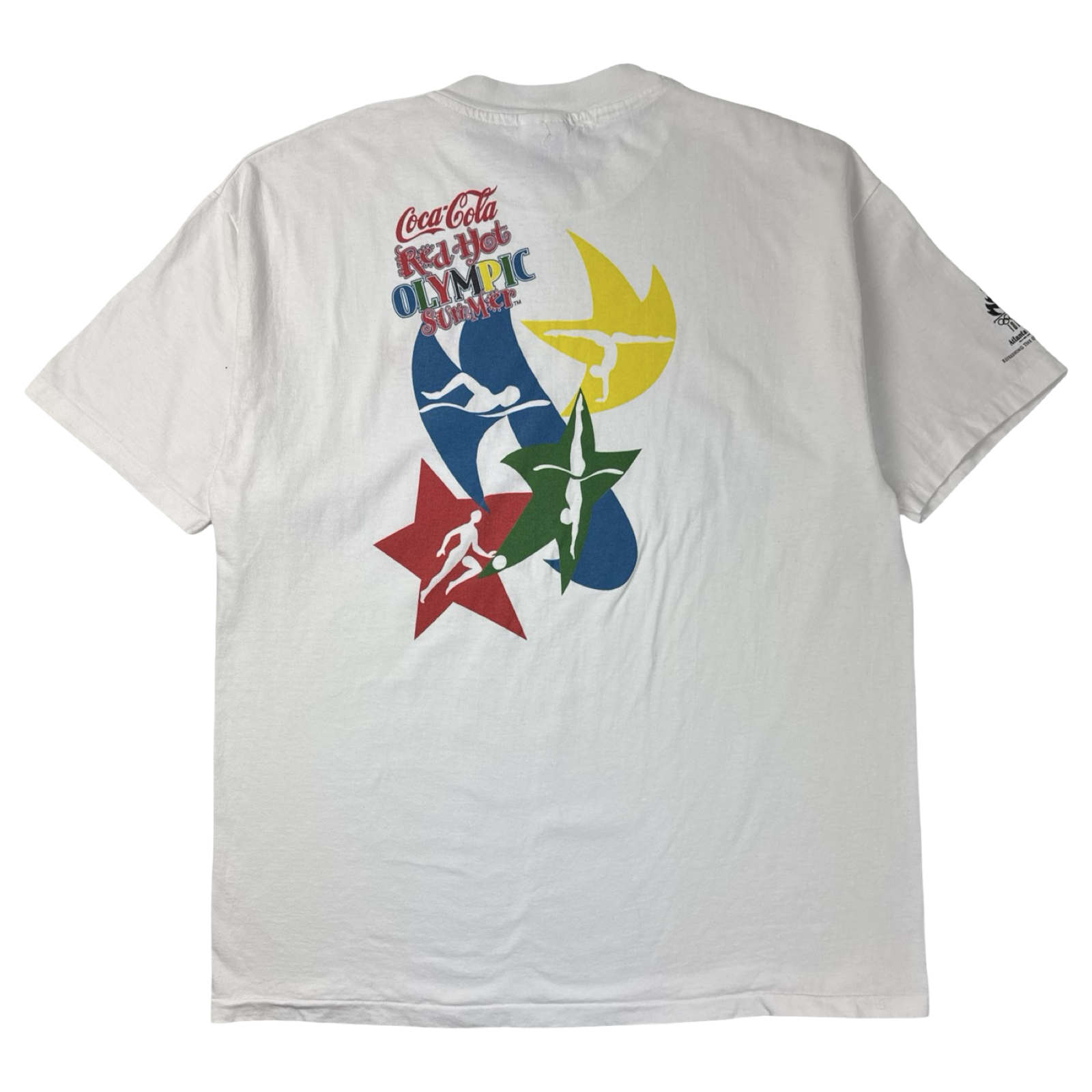 1996 Atlanta Olympics x Coca Cola Promo T-Shirt White
