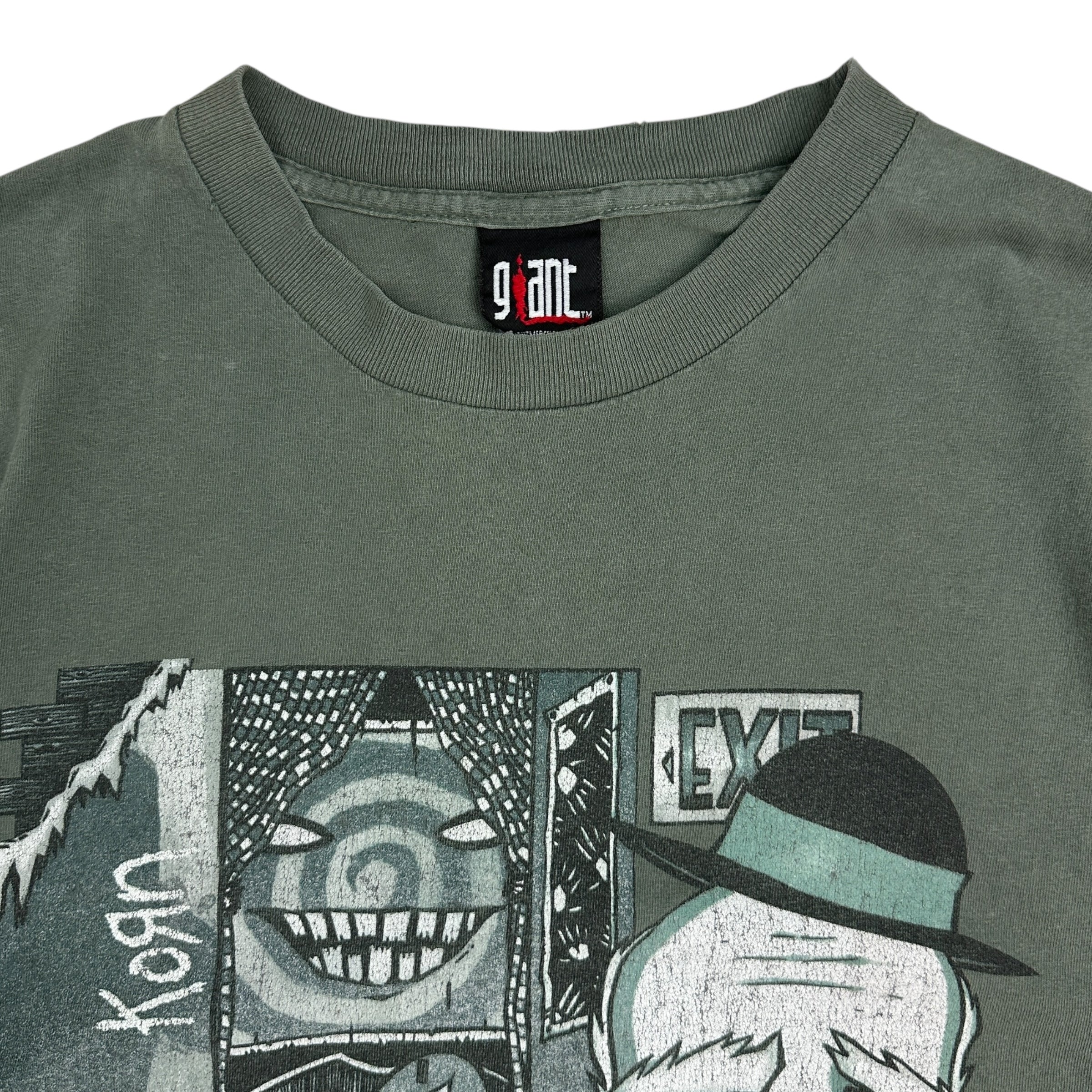 2002 Korn Untouchables Pop Sux Tour Tee Green