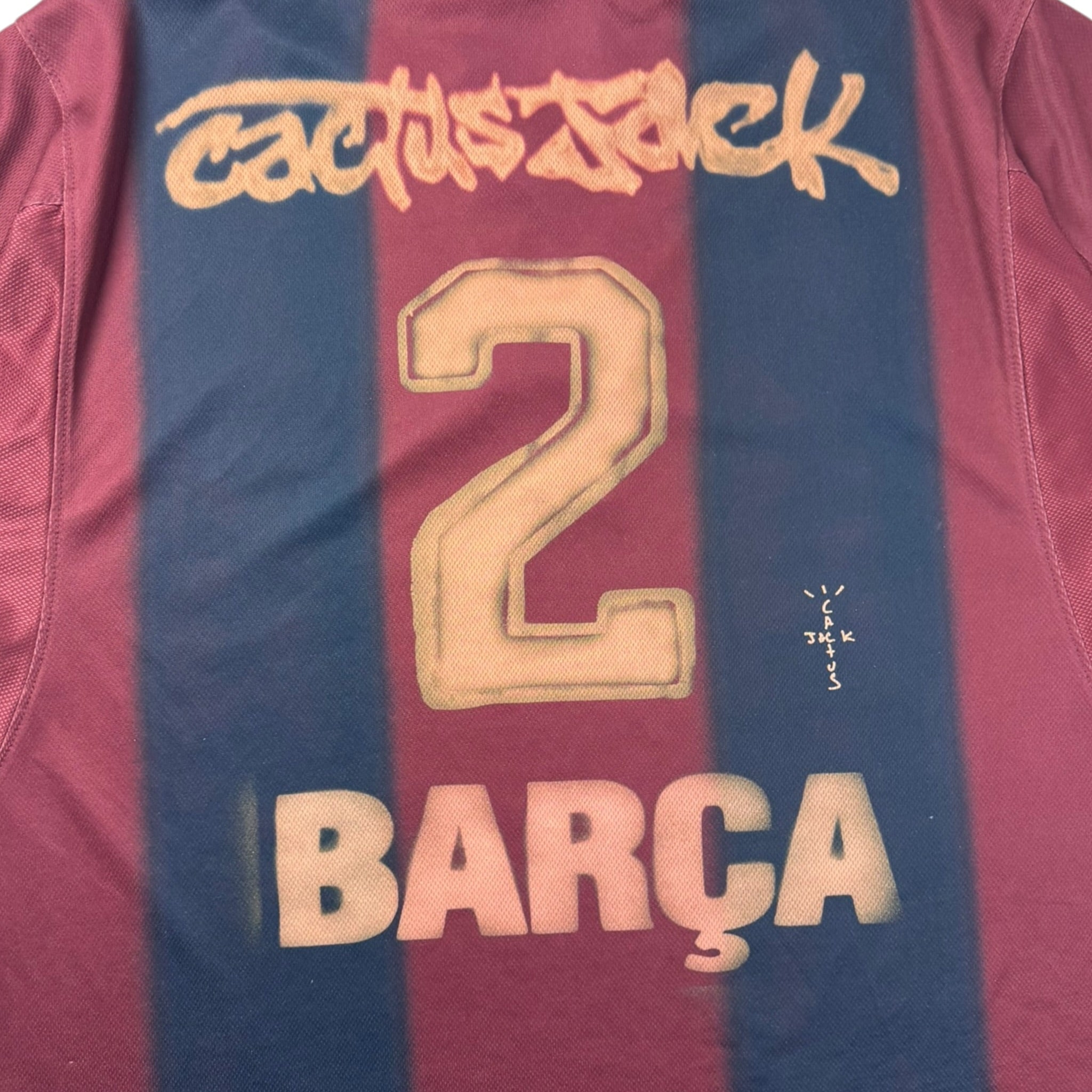 Travis Scott x Nike x Barcelona Retro 00/01 Home Skeleton Jersey