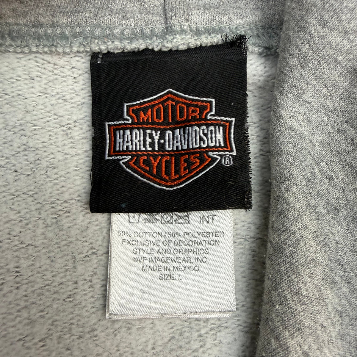 Vintage Harley Davidson Las Vegas Hoodie Grey