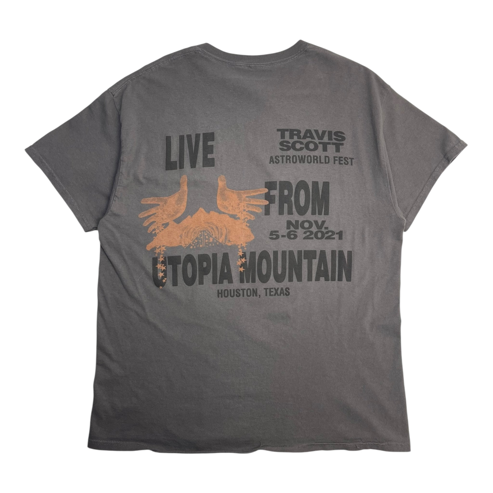 2021 Travis Scott Astroworld ‘See you on the other side’ T-Shirt Grey