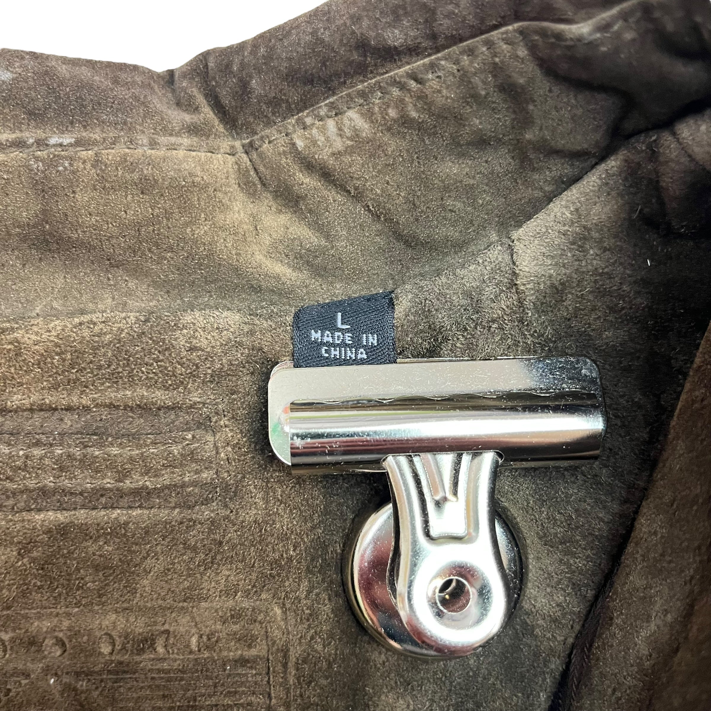 Roundtree & Yorke Leather Jacket Brown