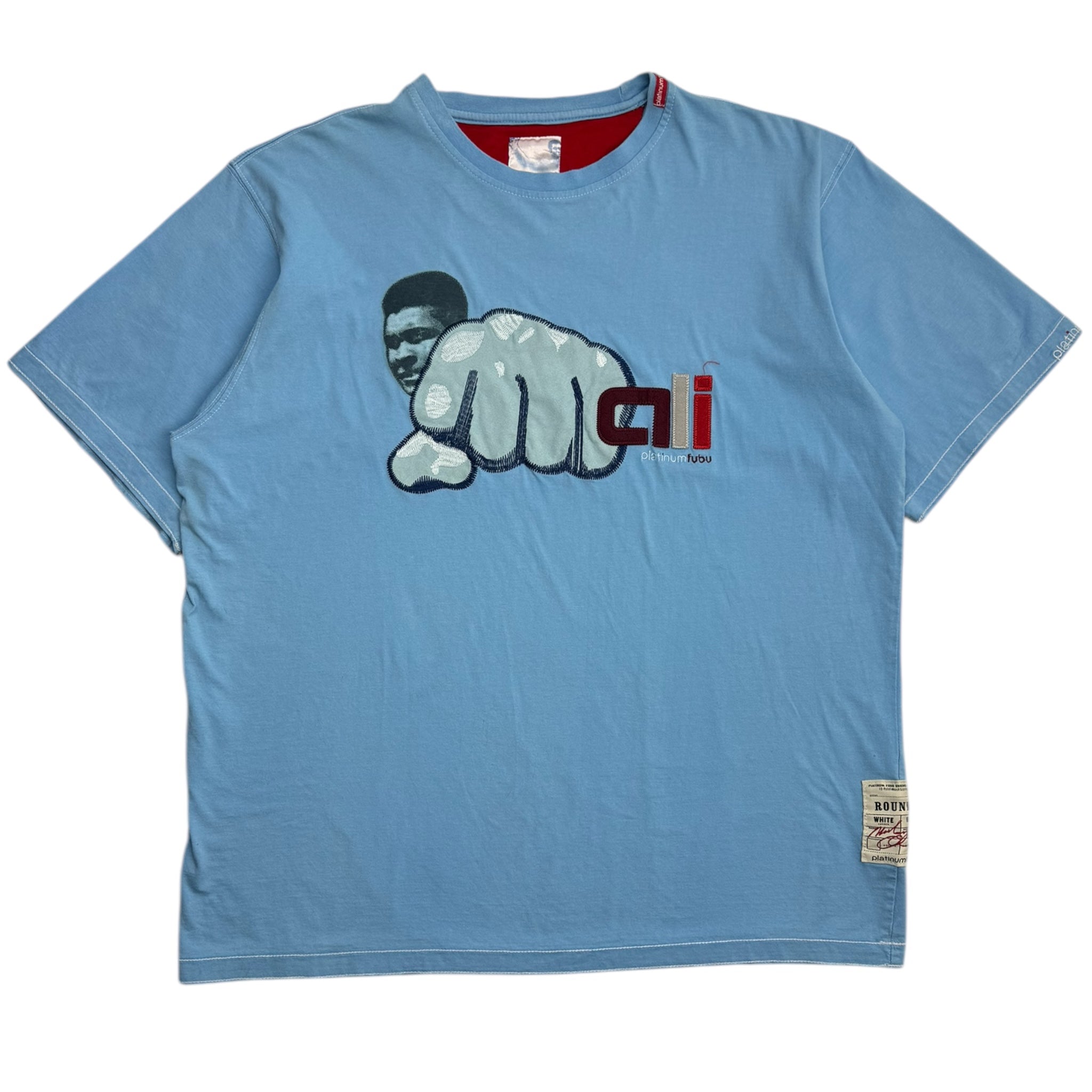 Vintage Y2K FUBU Muhammad Ali Embroidered T-Shirt