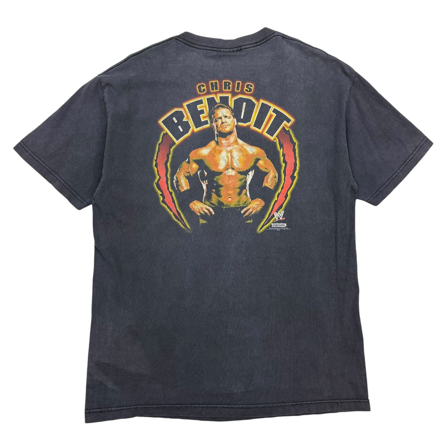 2004 WWE Chris Benoit Crippler Crossface Tee Black