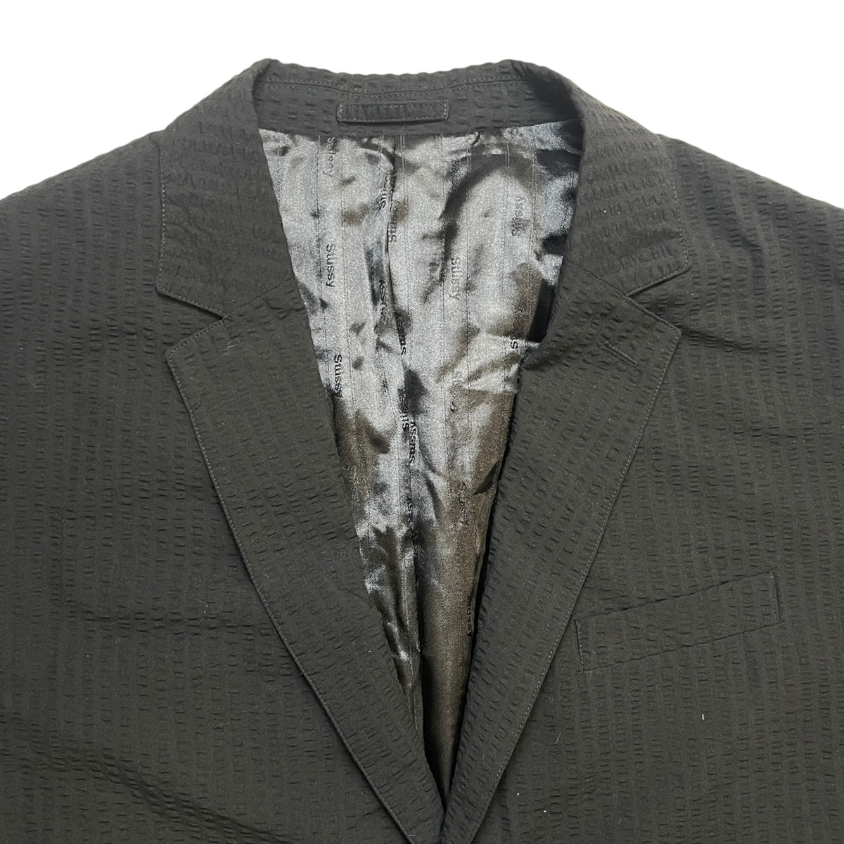 Stussy Crinkle / Wrinkled Single-Breasted Sport Coat