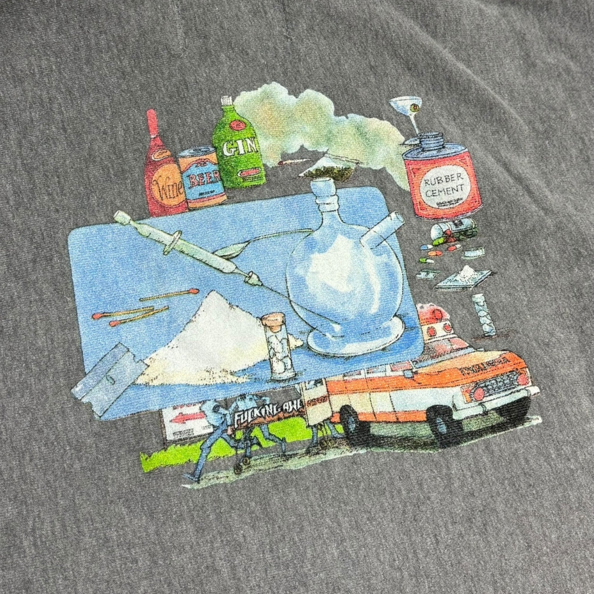 F*cking Awesome Ambulance Pullover Hoodie Grey