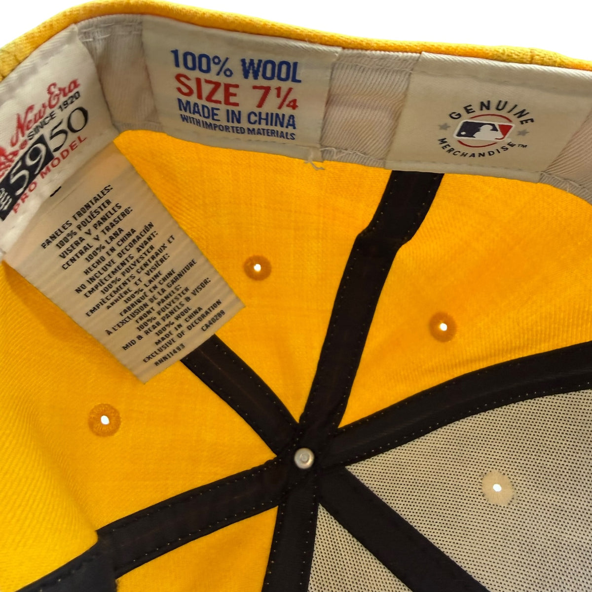 Fear Of God Essentials x New Era 59fifty Fitted Hat Yellow/White