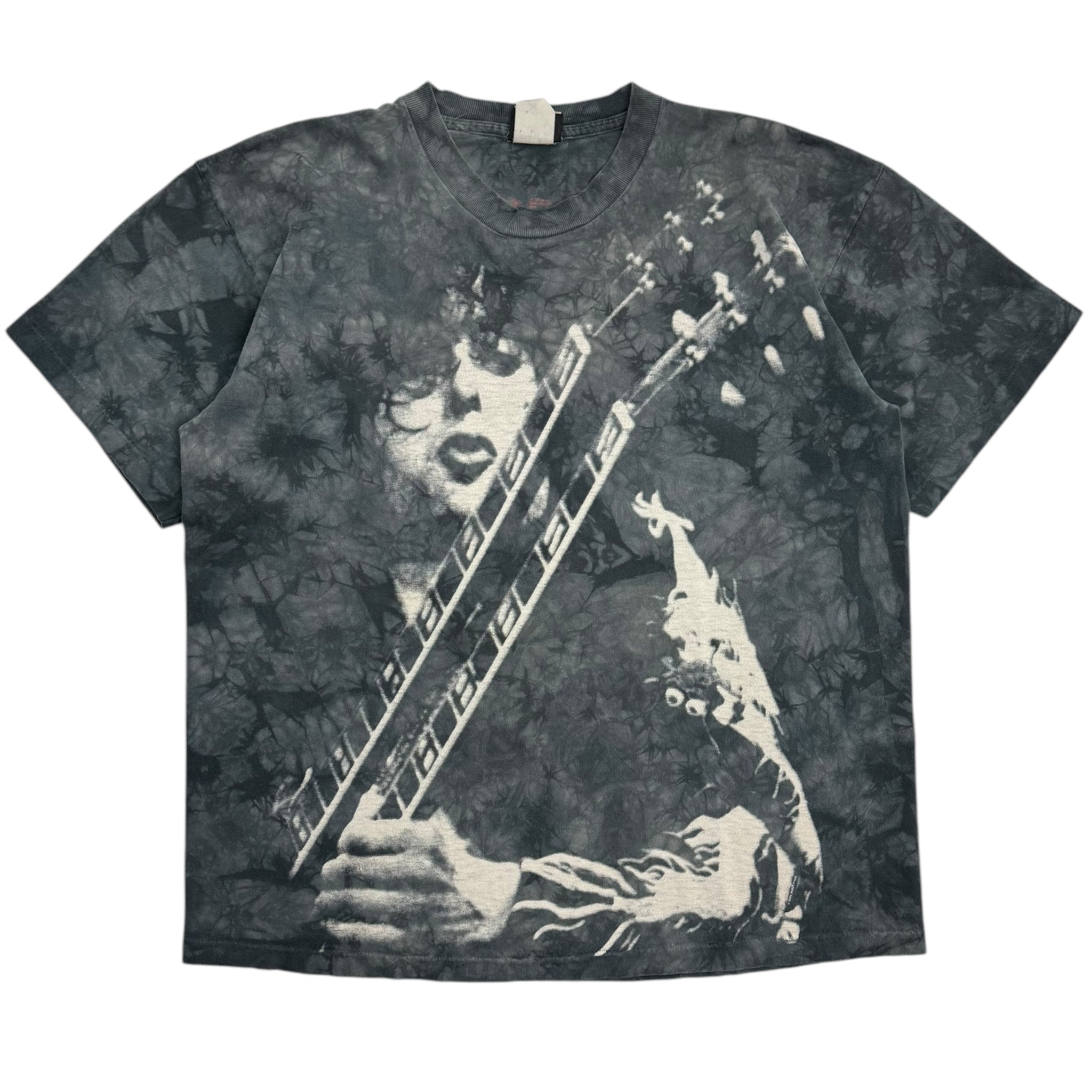 2004 Jimmy Page Liquid Blue Dye Tee Black