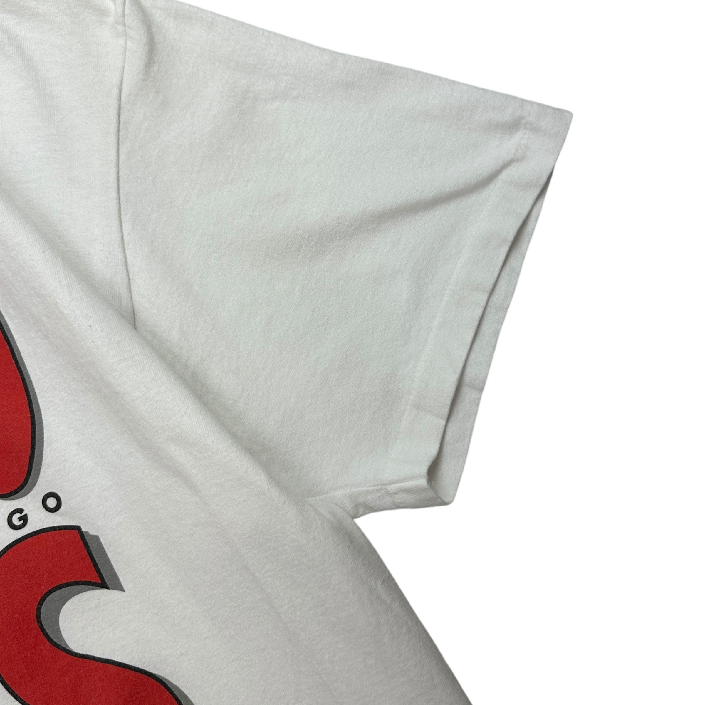 Vintage Chicago Bulls Logo Tee White