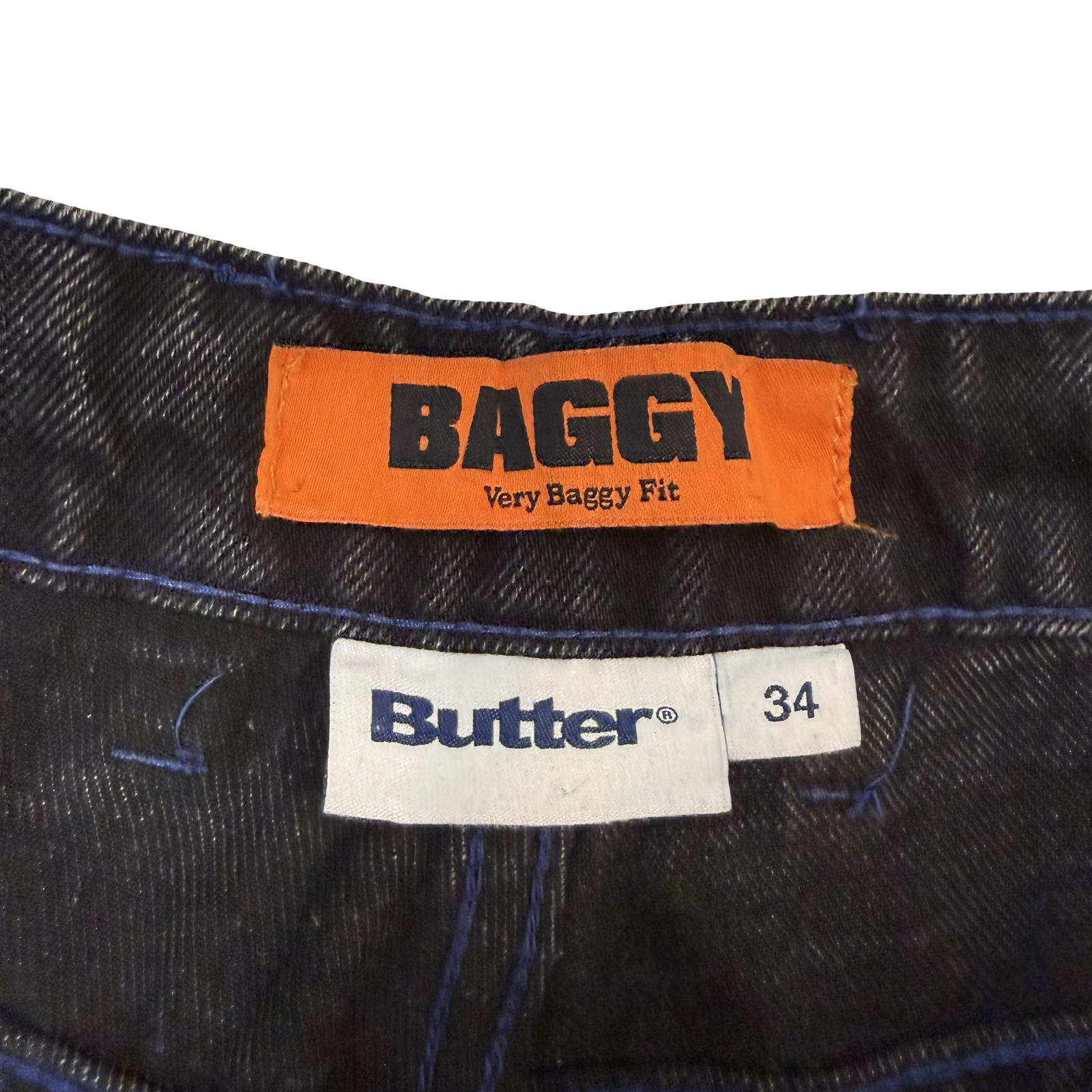 Butter Baggy Very Baggy Fit Denim Pants Black