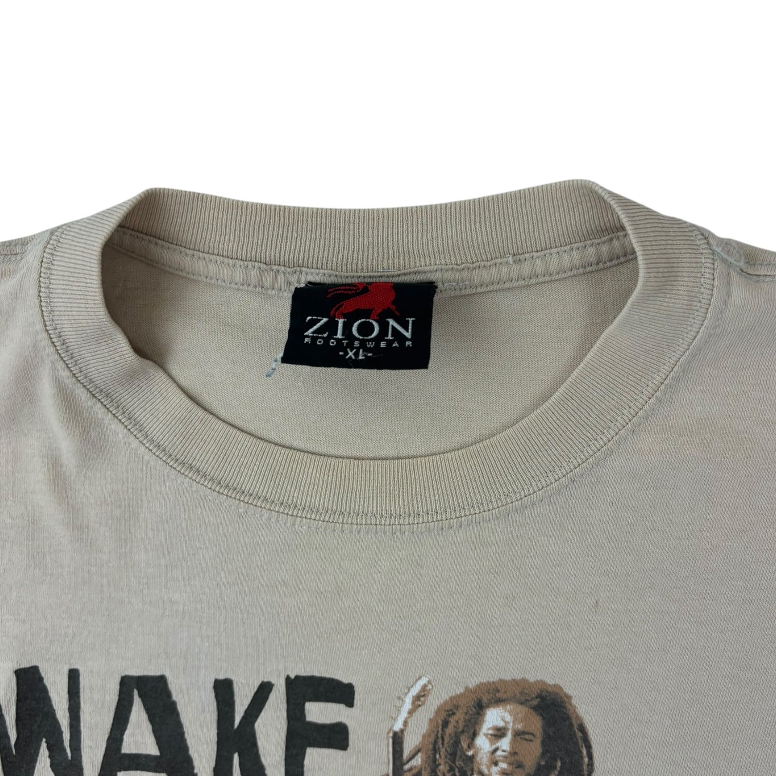 Vintage 2001 Bob Marley “Wake Up and Live” T-Shirt Tan