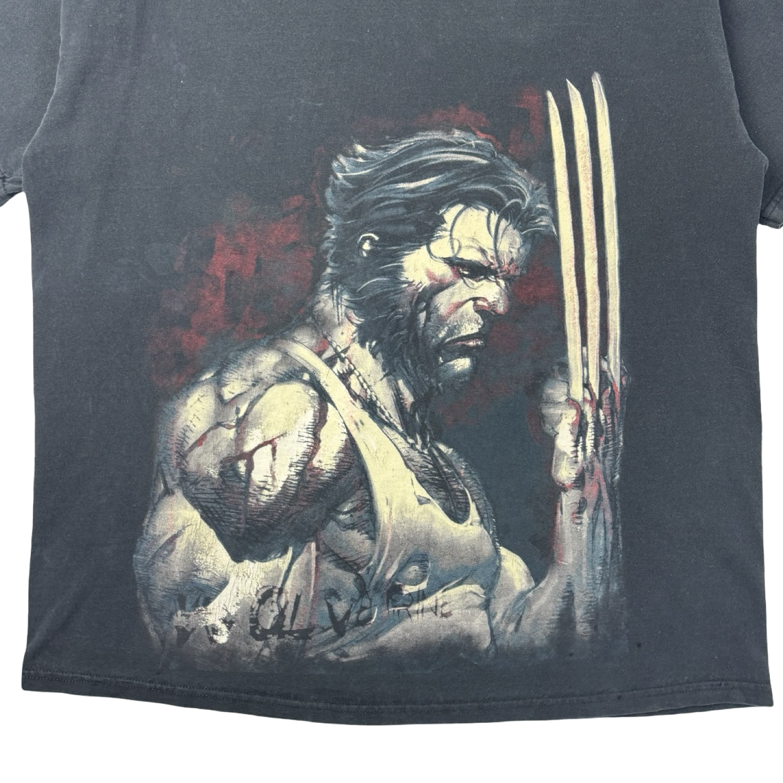 Vintage Y2K Wolverine Marvel Mad Engine T-Shirt