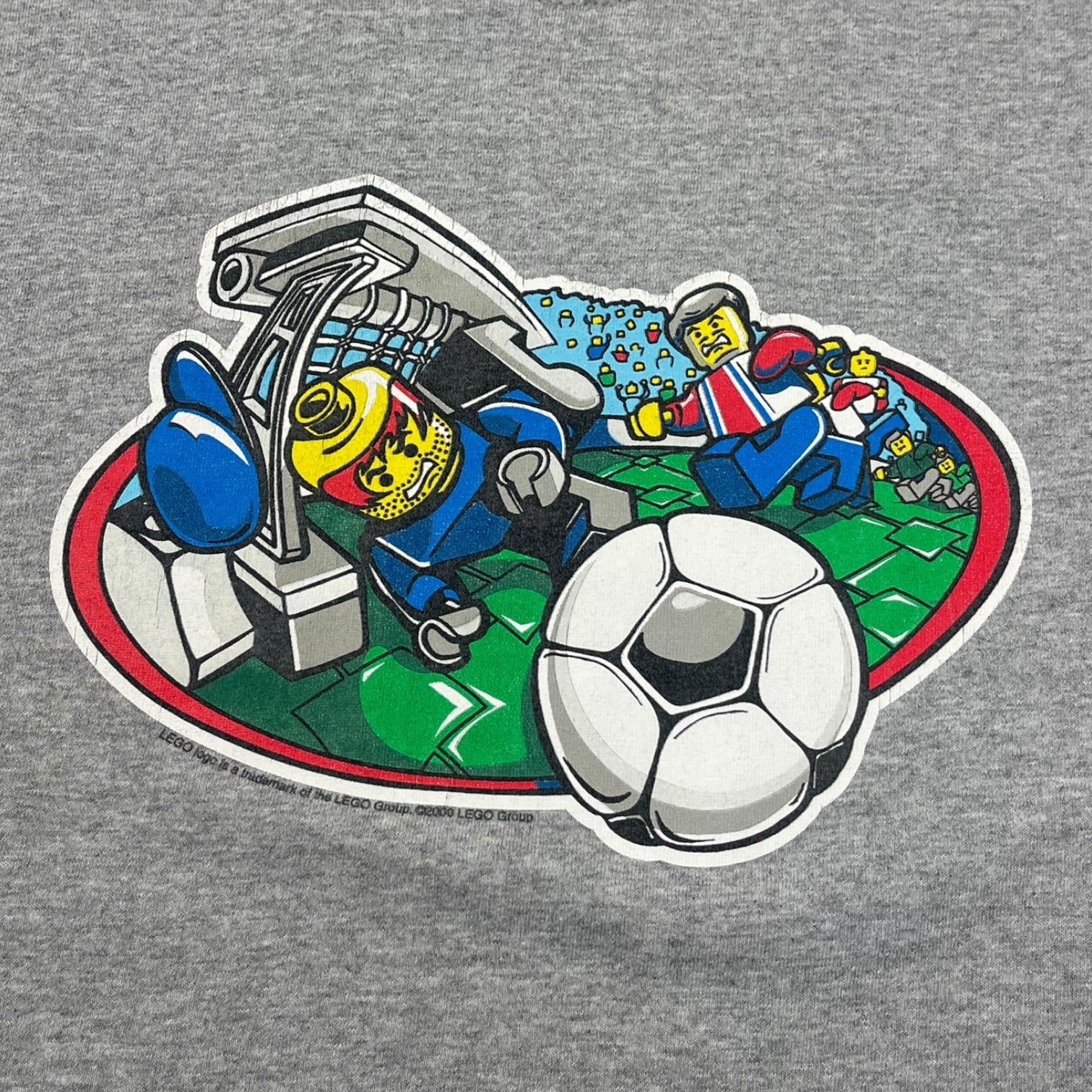 2000 Lego Soccer T-Shirt Grey