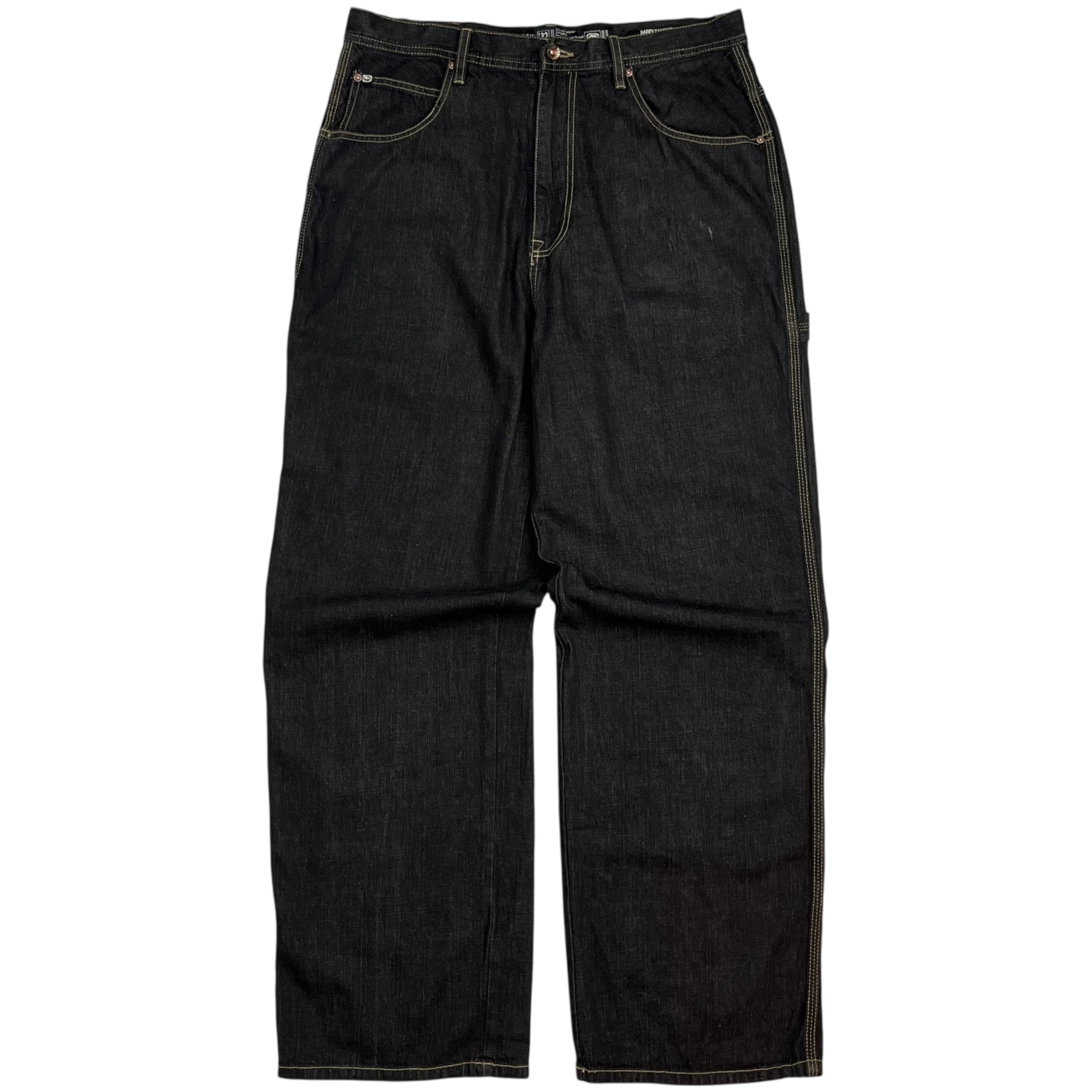 Ecko Unltd Baggy Carpenter Denim Pants Black