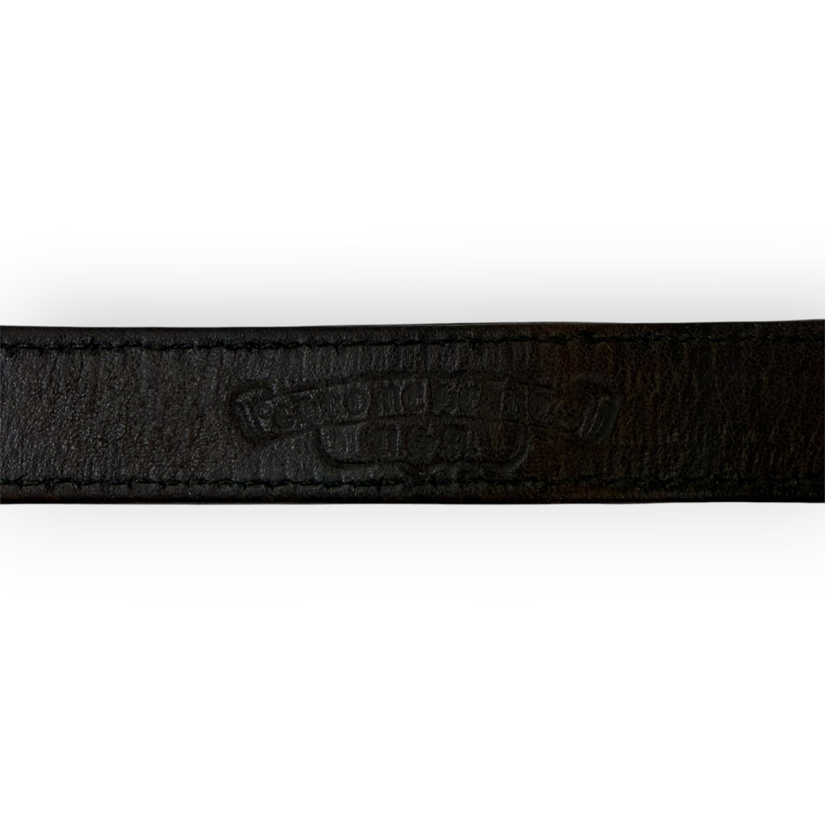 Chrome Hearts Leather Plus Bracelet Brown