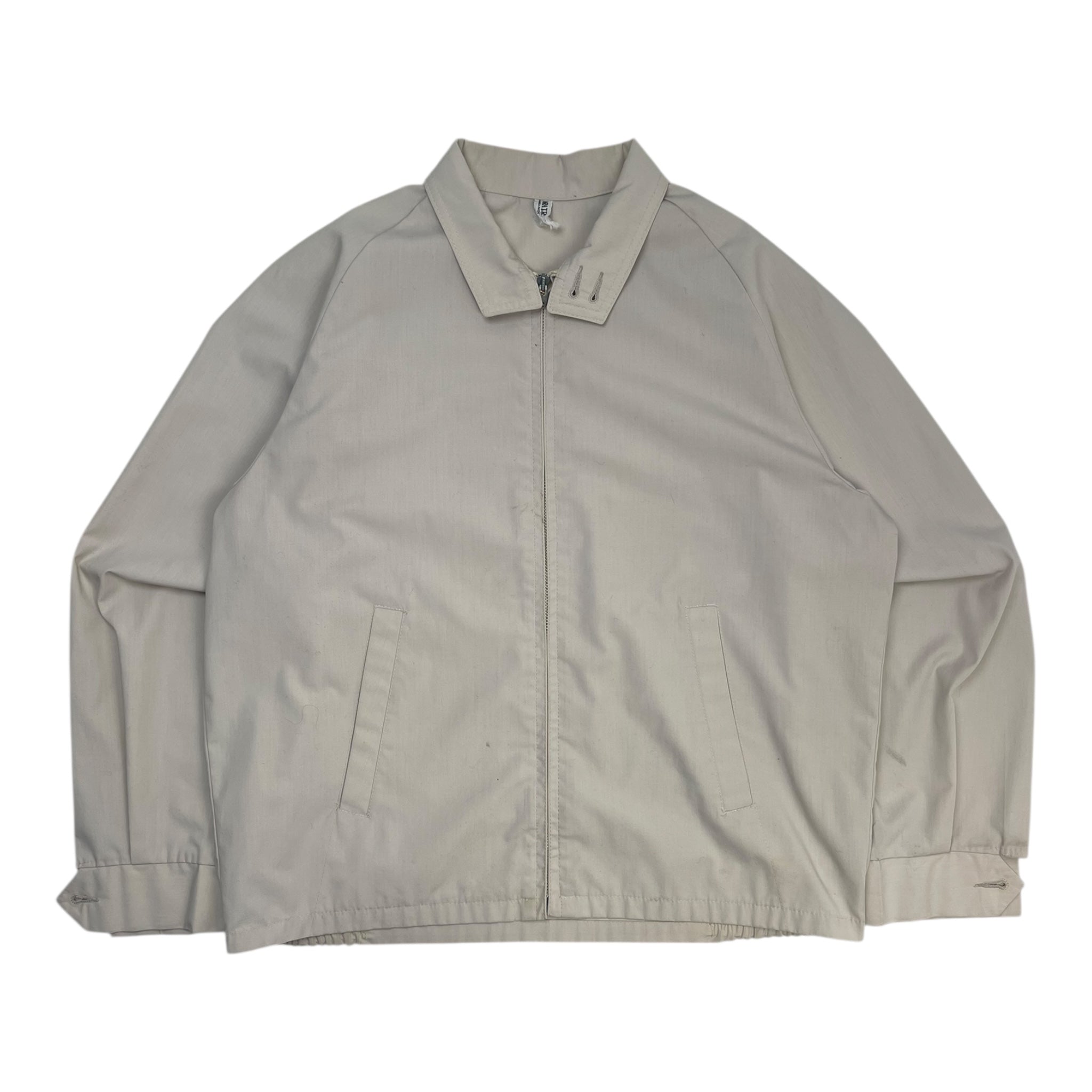 Vintage Blank Cropped Zip Up Jacket