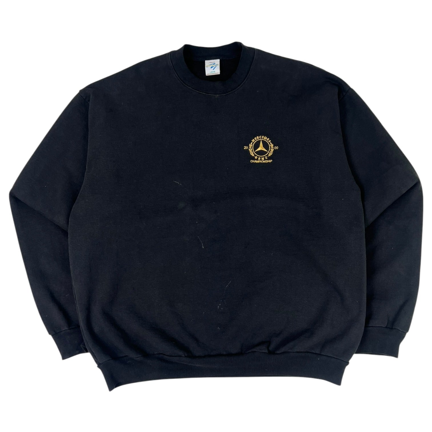 Vintage Mercedez Benz Logo Crewneck Black