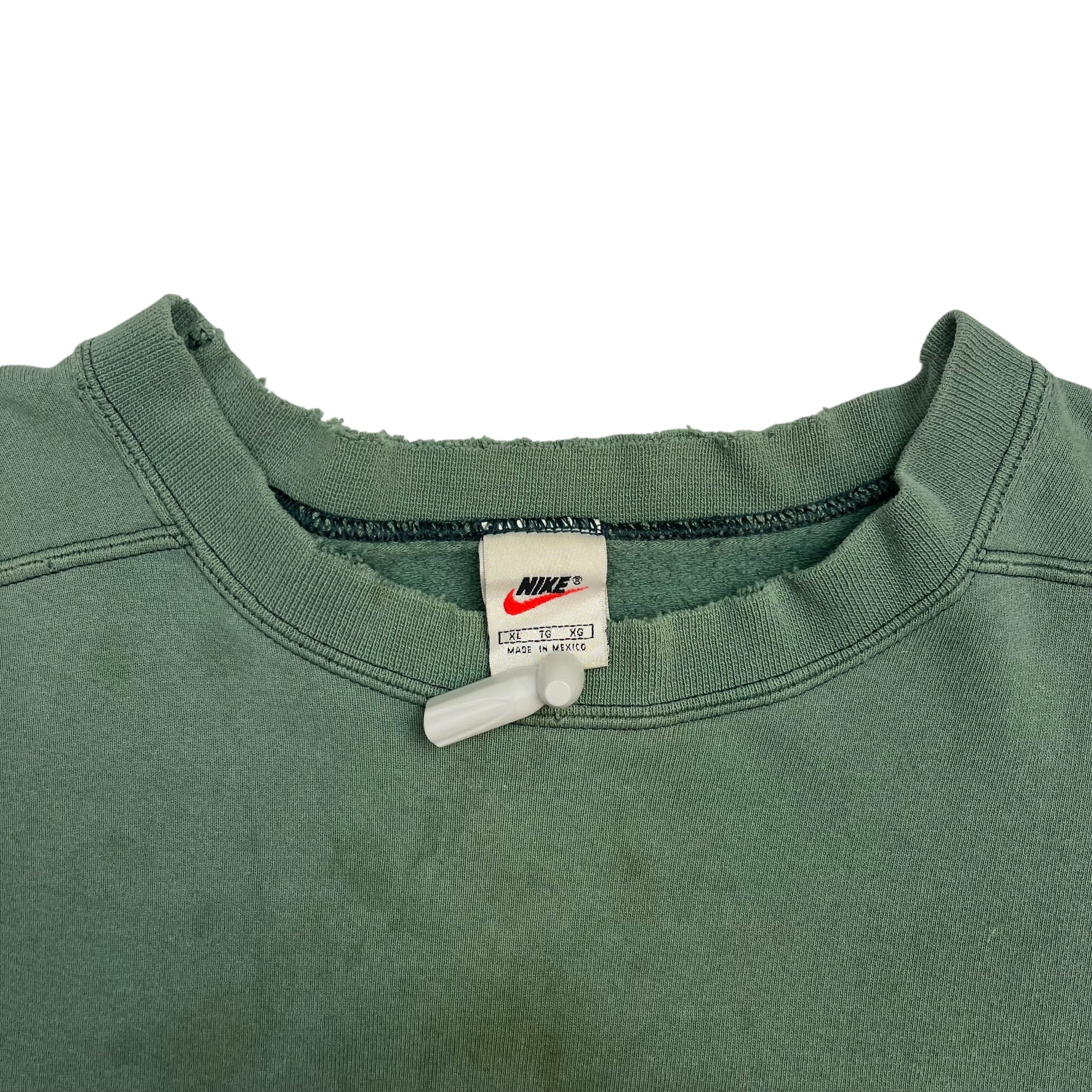 Vintage Thrashed Nike Crewneck Green