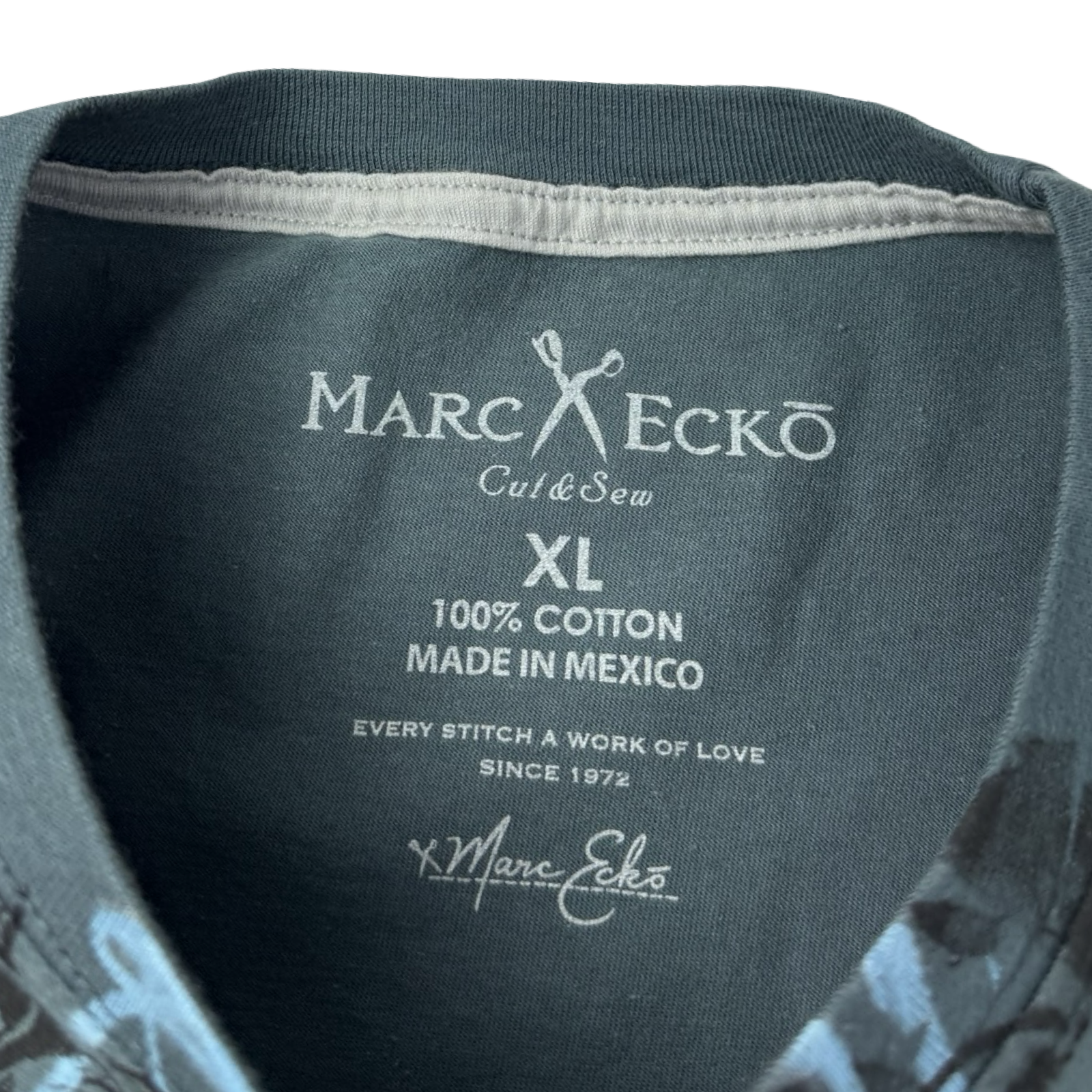 Y2K Marc Eckō Cut & Sew Cyber Gothic Cross Sleaze T-Shirt