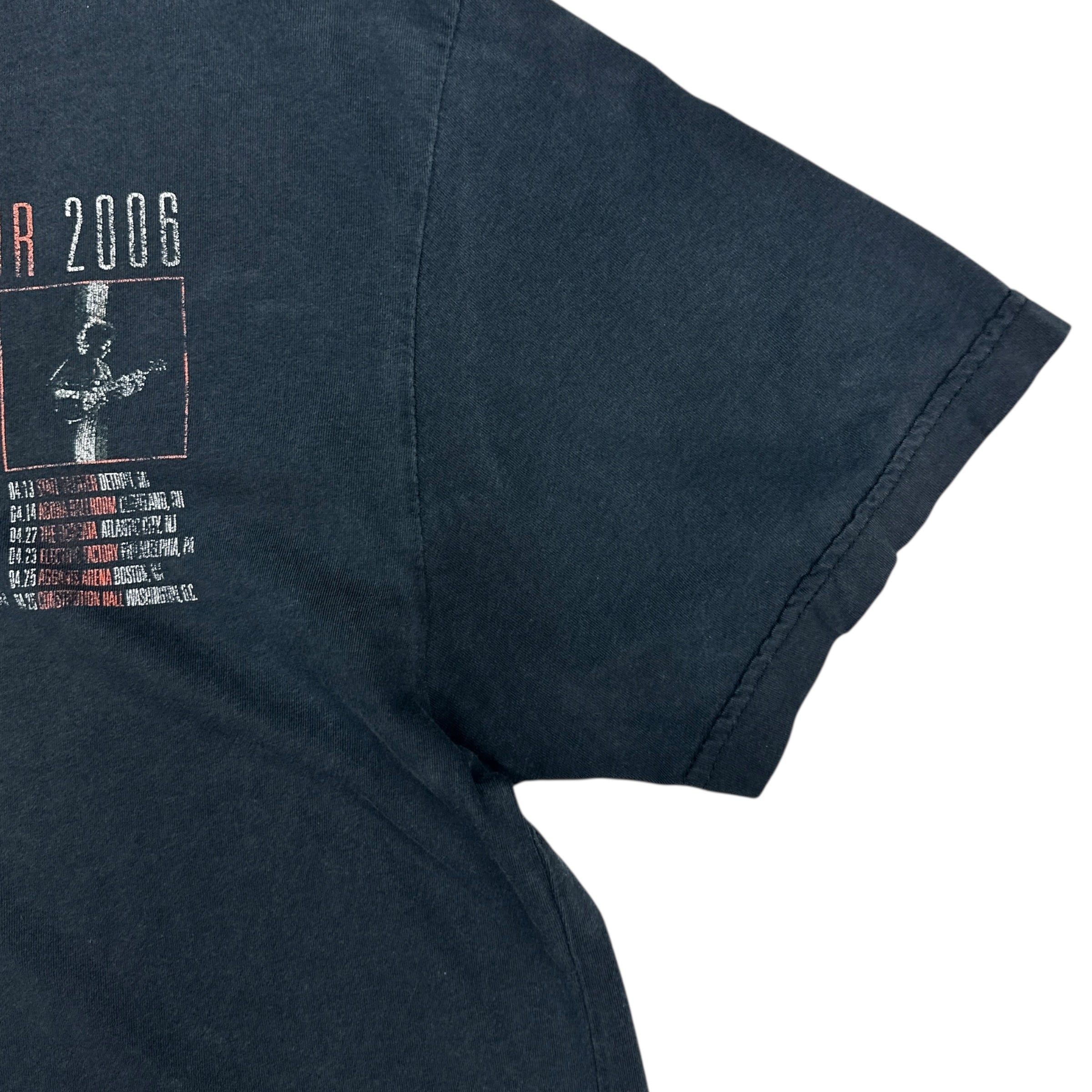 2006 The Strokes United States Tour Tee Washed Black