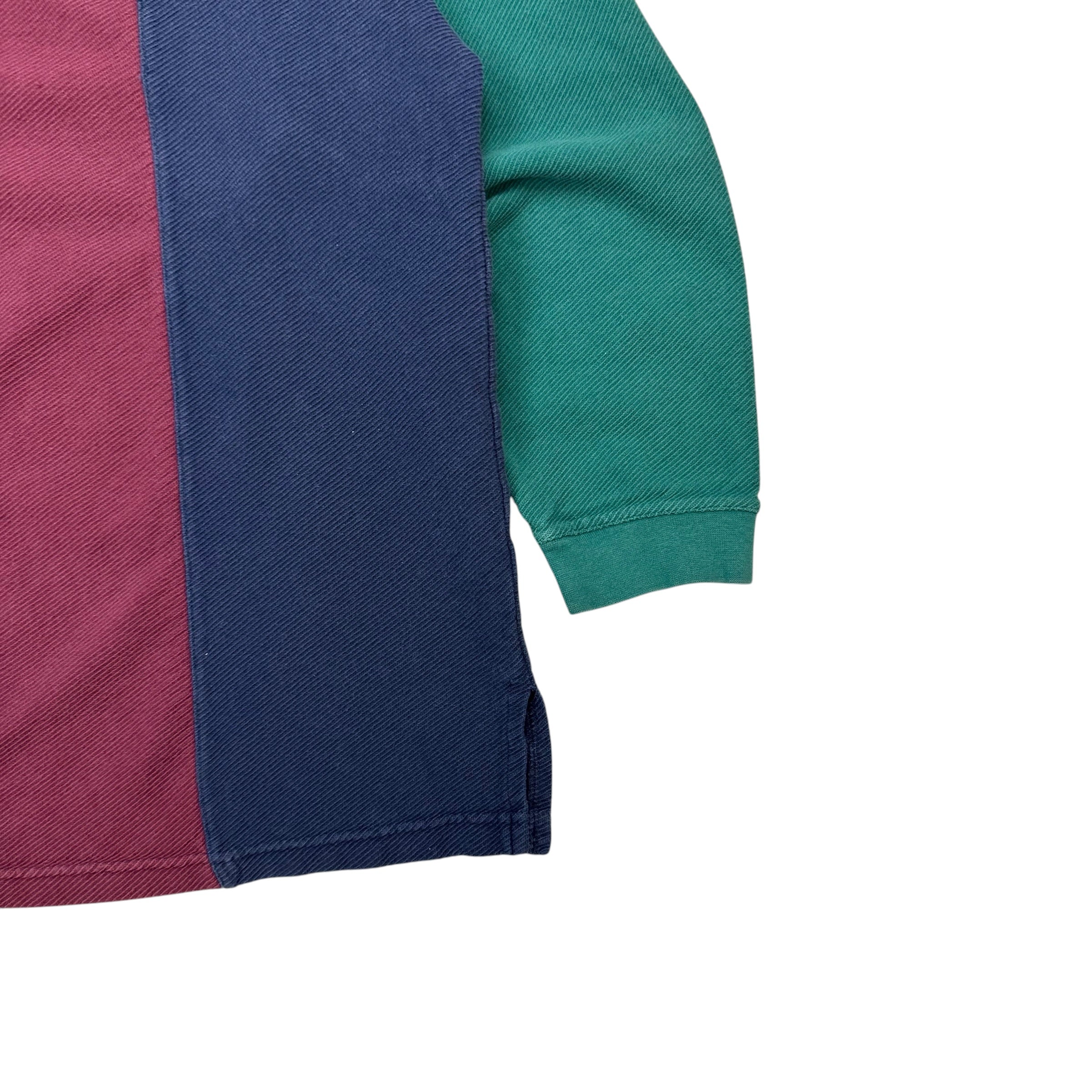 Vintage Bugle Boy Company L/S Polo Shirt Multicolour