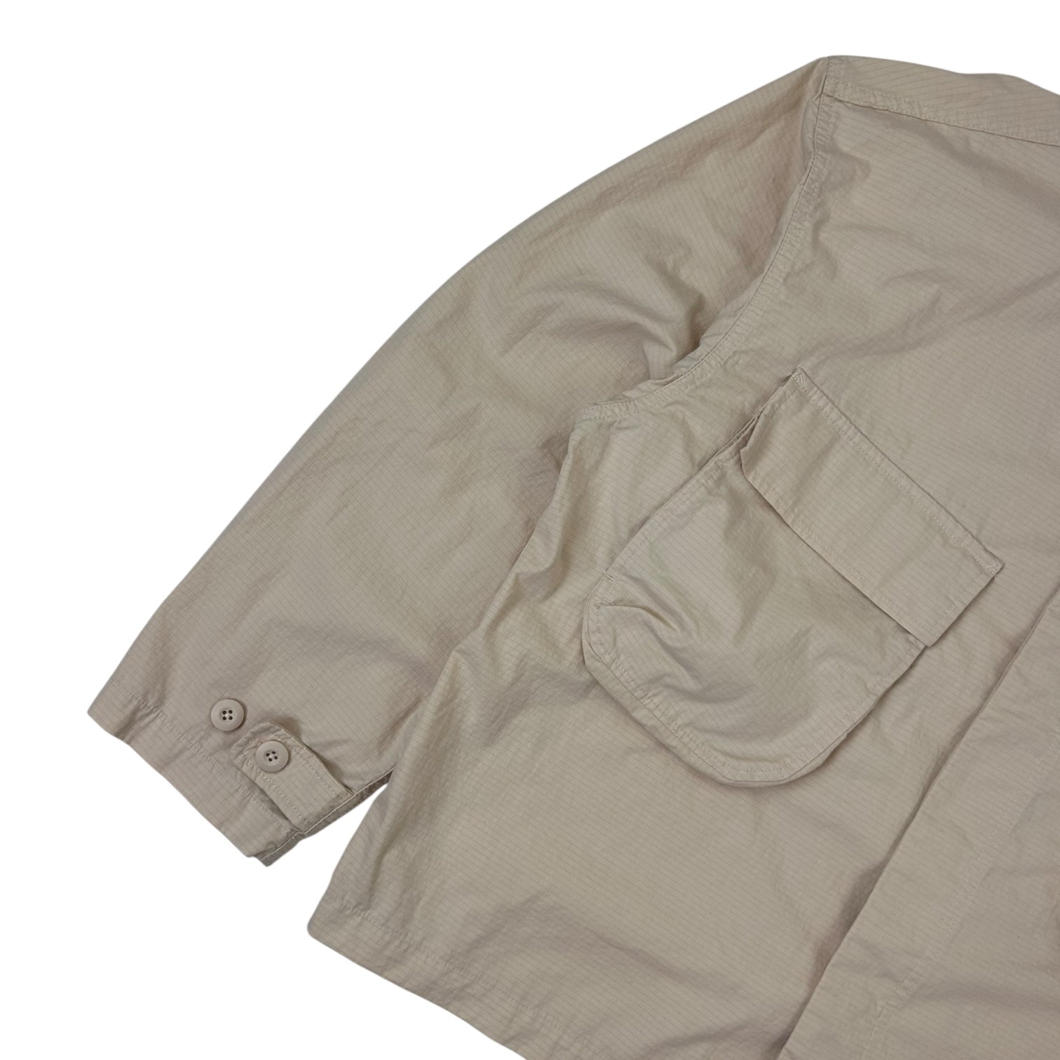 Stussy Military LS Overshirt Cream