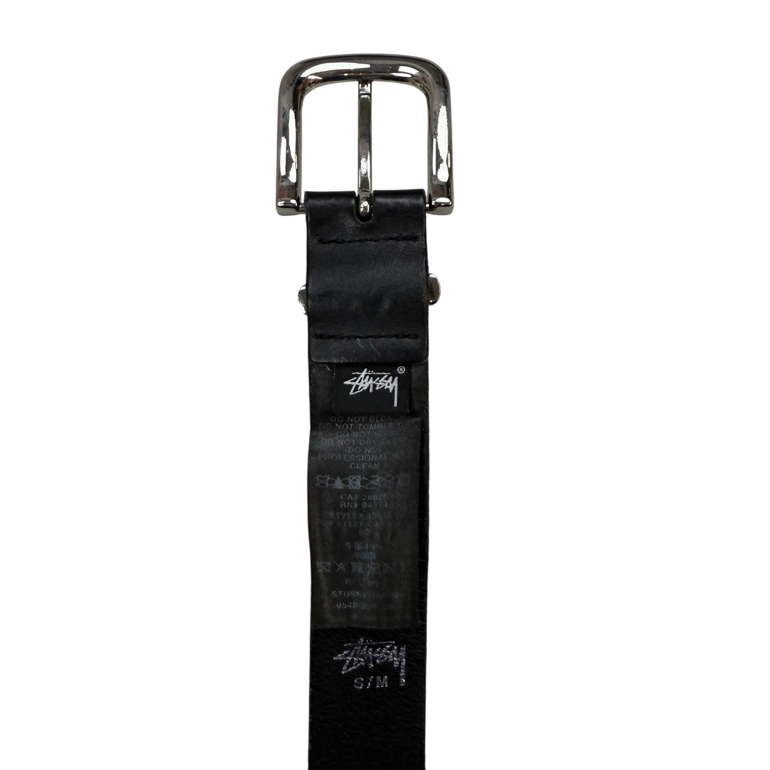 Stussy S Tip Leather Belt