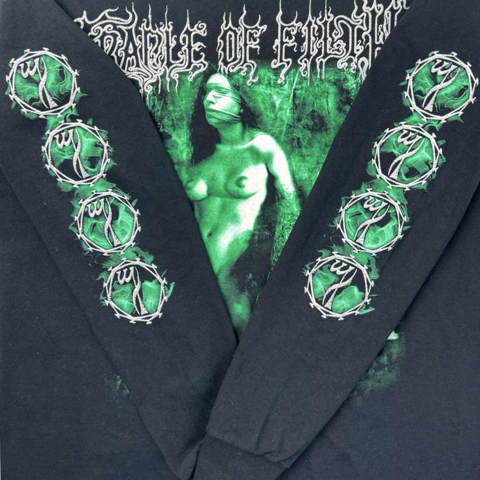 2005 Cradle Of Filth Gabriel Metal Longsleeve T-Shirt