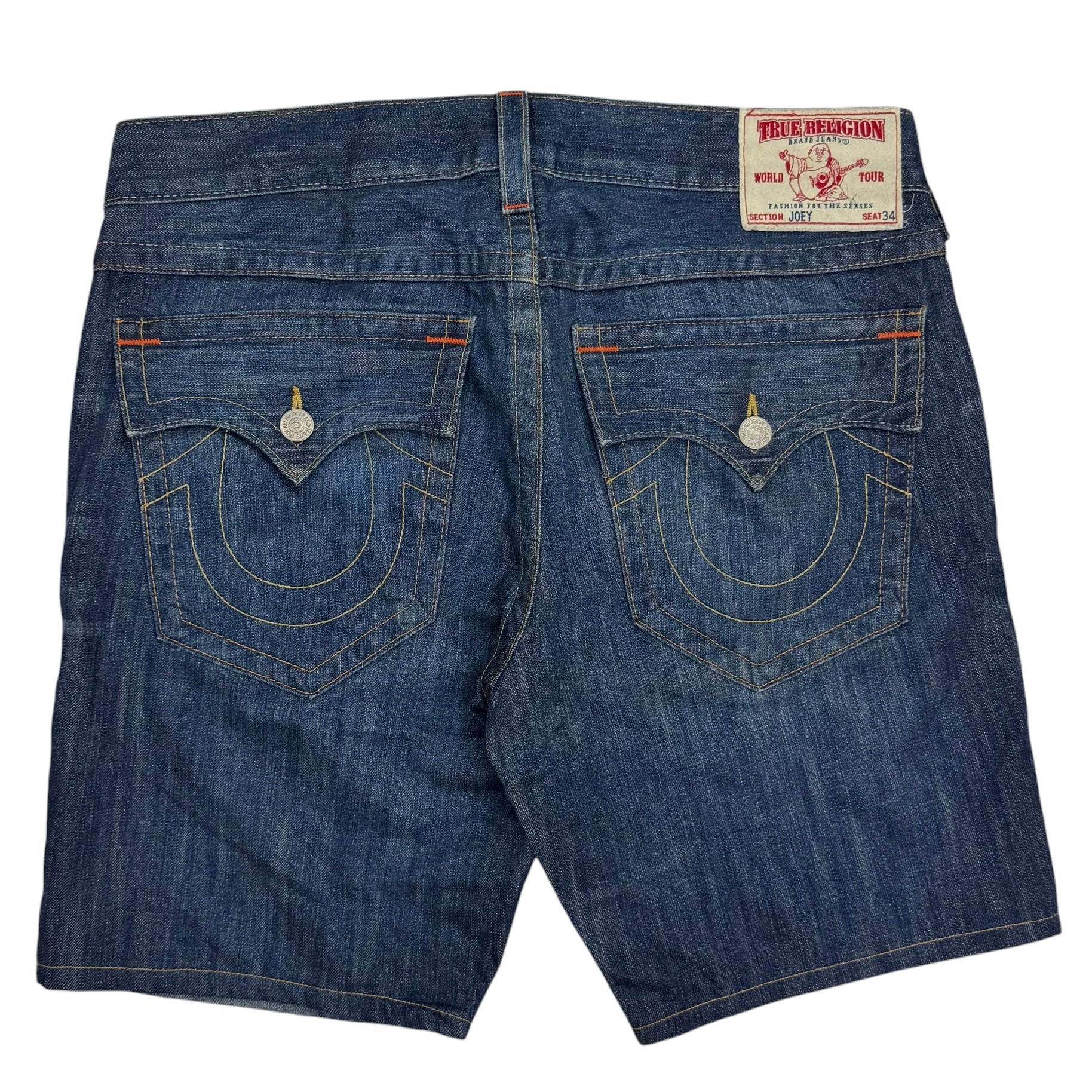 Vintage True Religion Denim Shorts Indigo