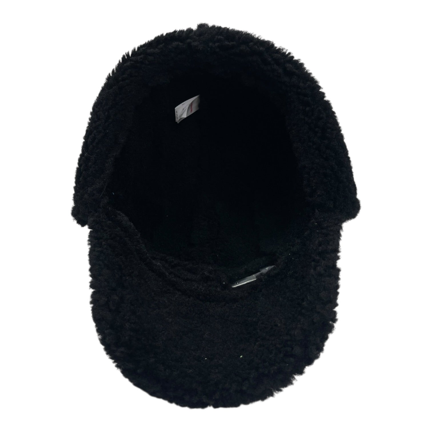 Supreme Shearling Lined Earflap Cap Black