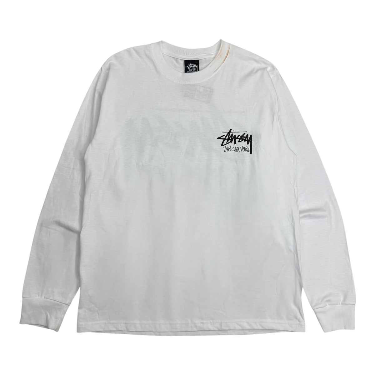 Stussy Vancouver Chapter L/S Tee White