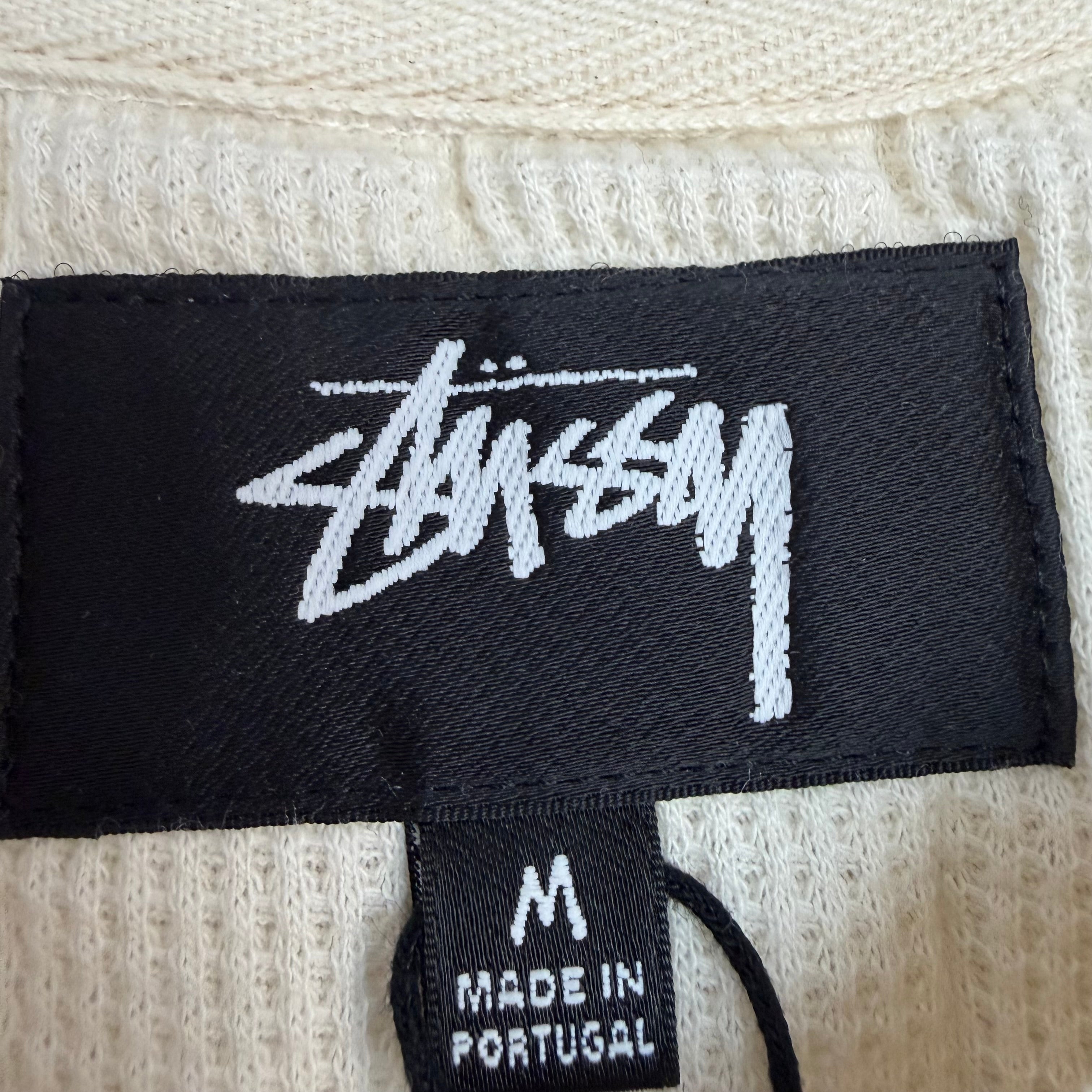 Stussy Vertical Quilt Crewneck Ivory