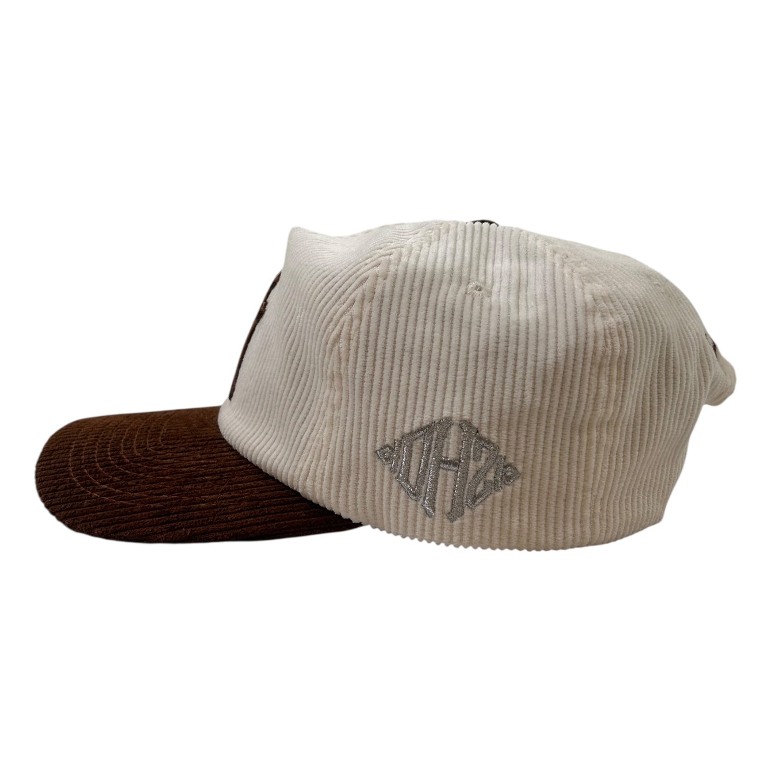 Kill The Hype LA Dodgers Corduroy SnapBack Hat Cream/Brown