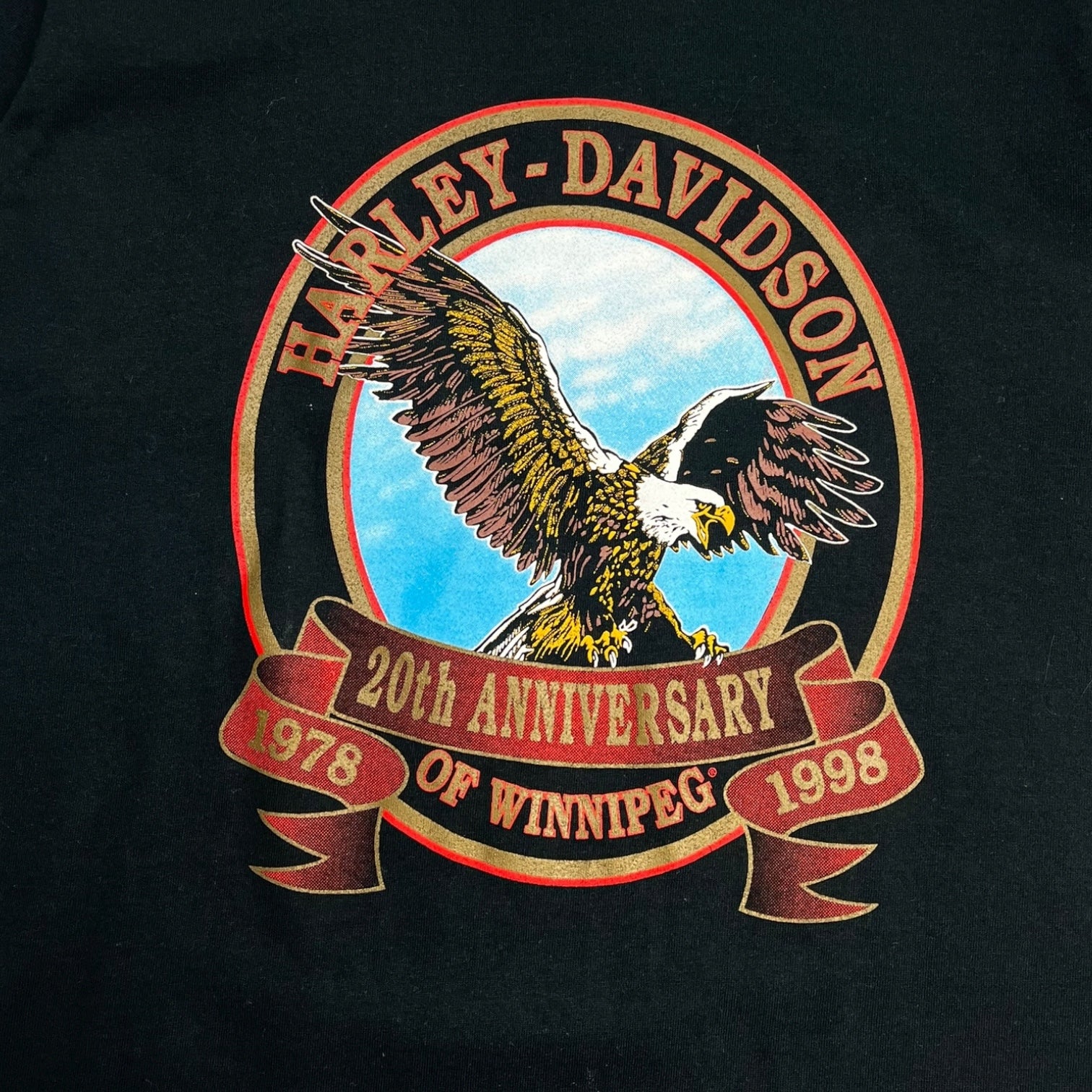 1998 Harley Davidson Winnipeg Manitoba T-Shirt