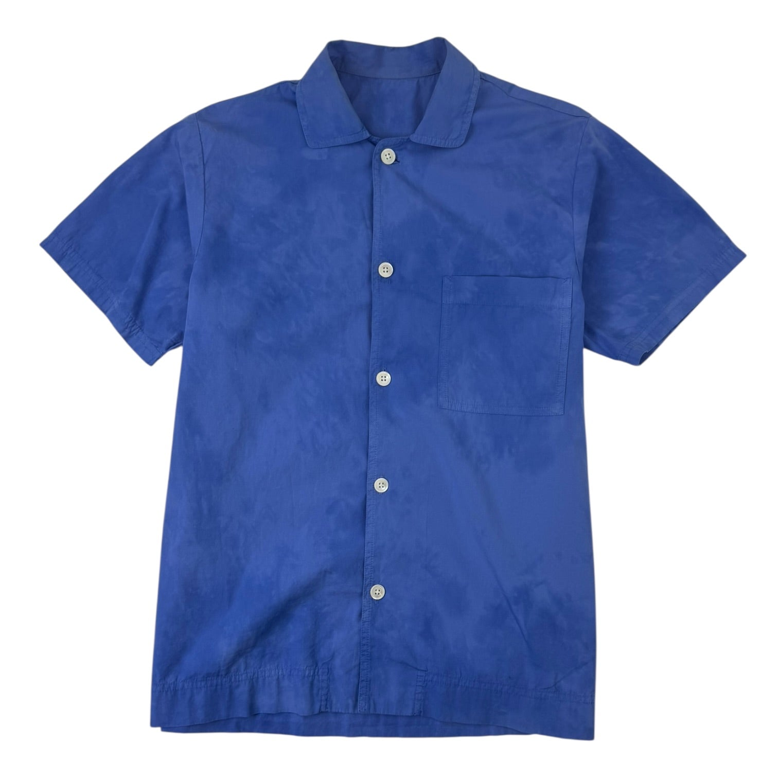Stussy x Tekla Poplin Pajama Shirt Blue
