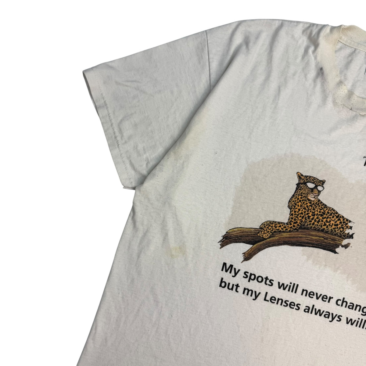 1999 Varilux Transitions Lenses Promotional Tee White