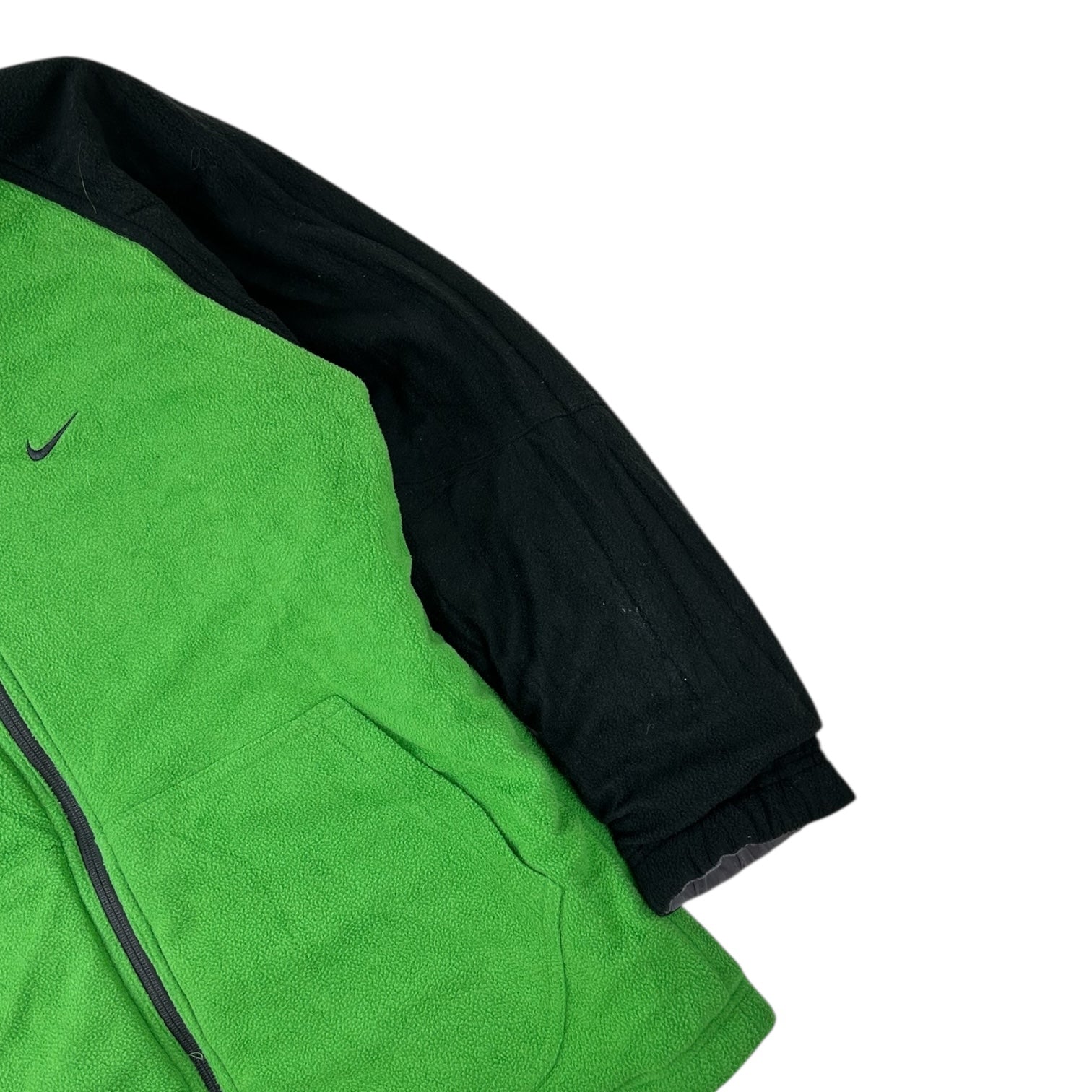 Vintage Nike Reversible Puffer Jacket Green/Gray
