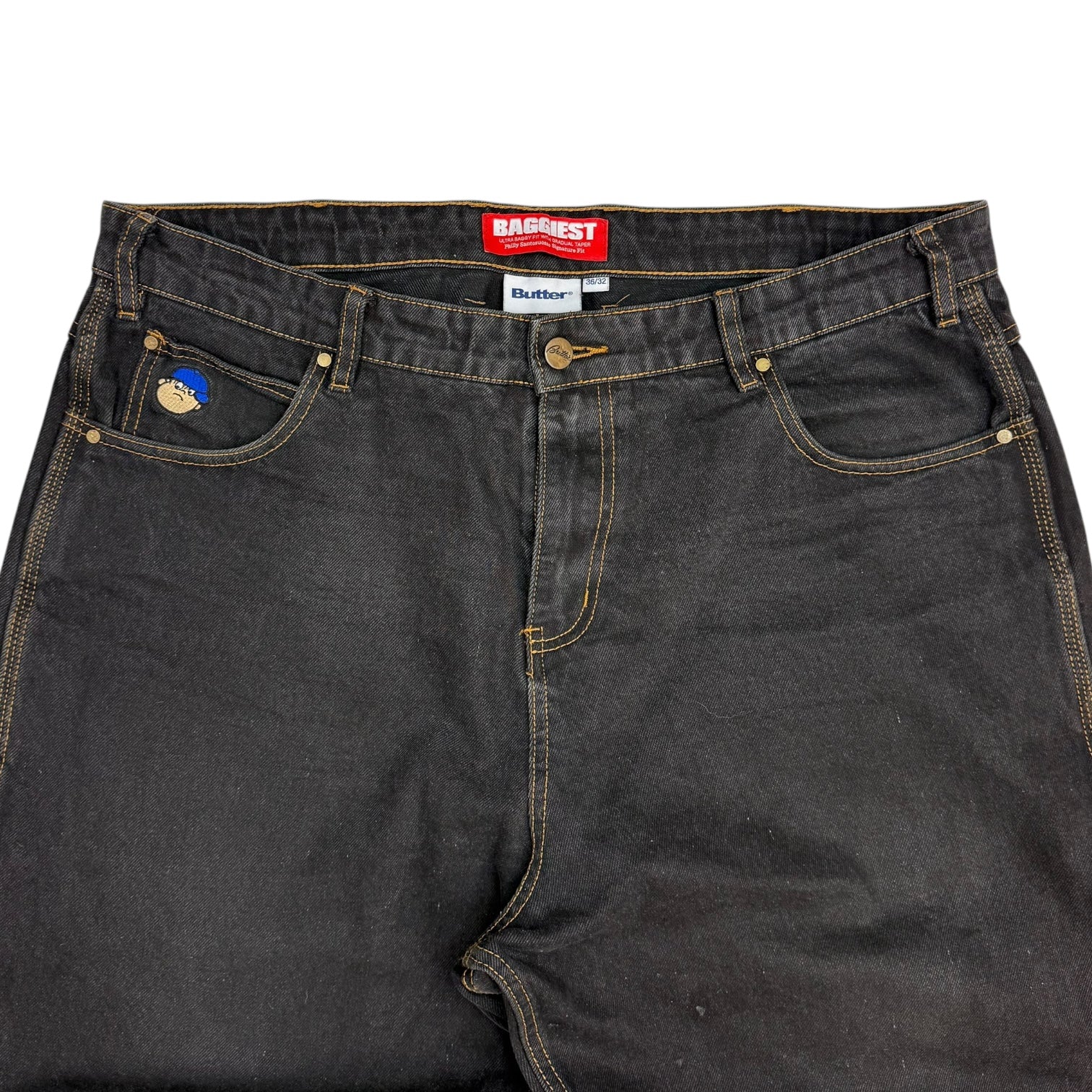 Butter Goods Baggiest Fit Pants Black