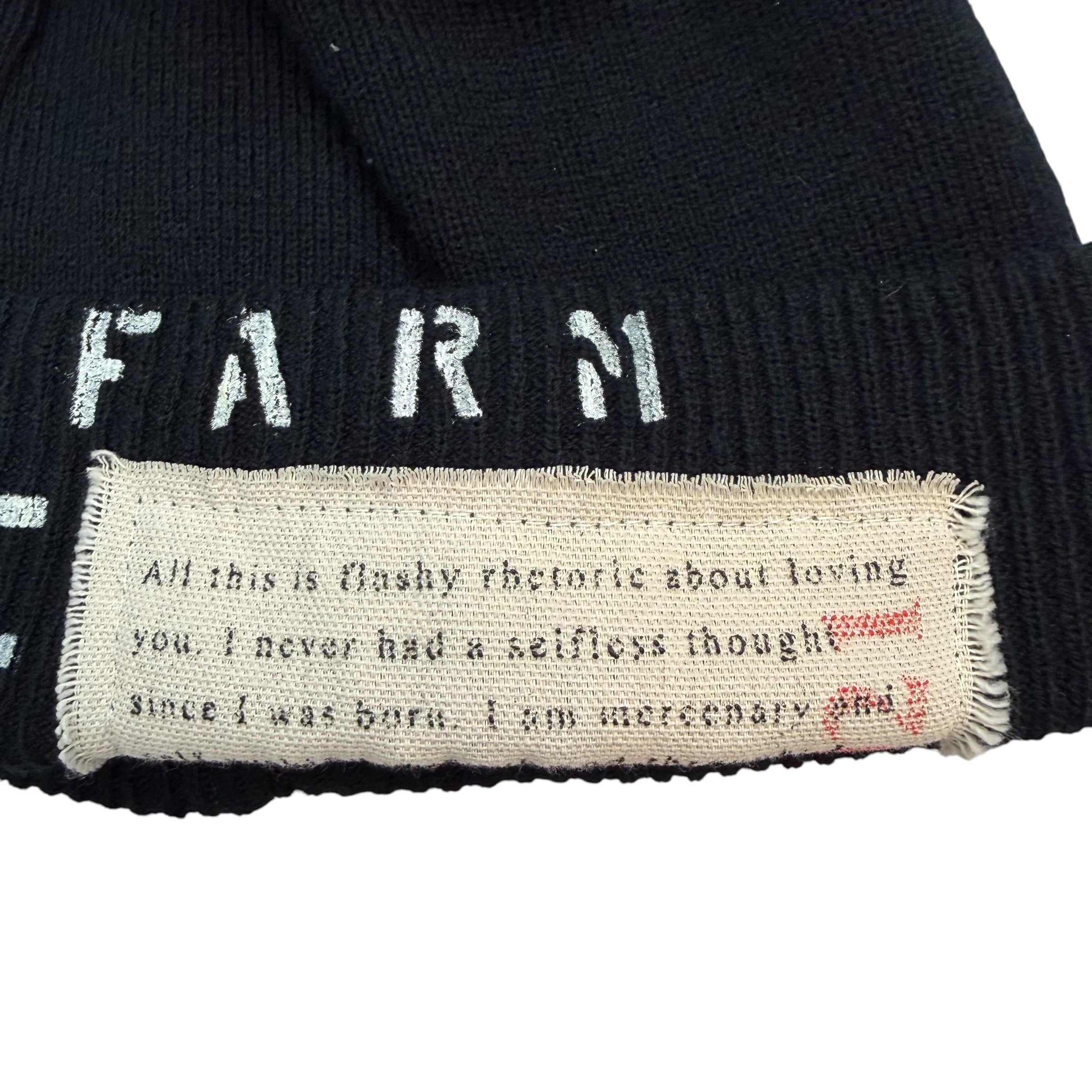 Basketcase Gallery Pigfarm Beanie Black