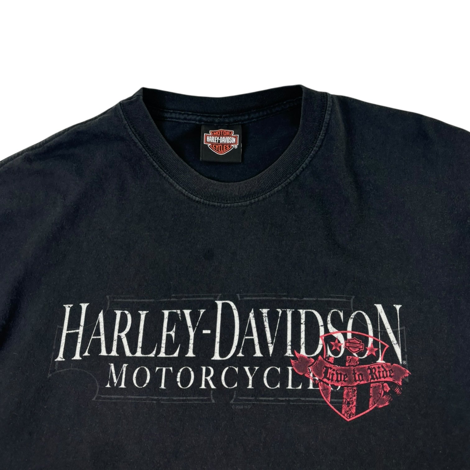 Vintage 2008 Harley Davidson of Round Rock, TX T-Shirt Black