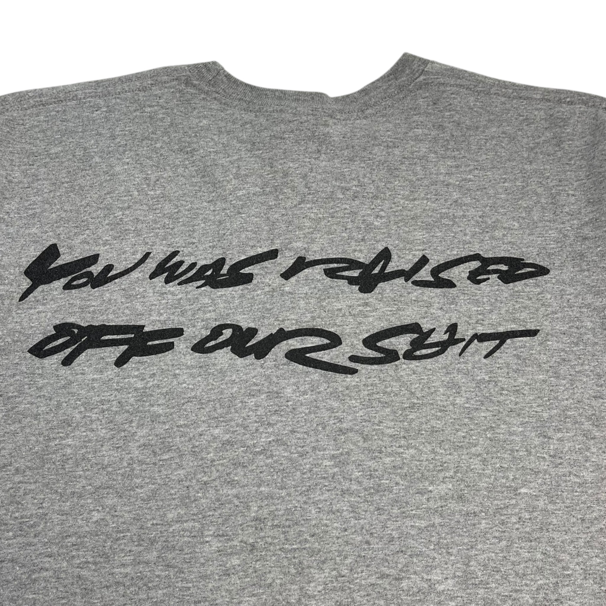 Supreme Futura Box Logo Heather Gray