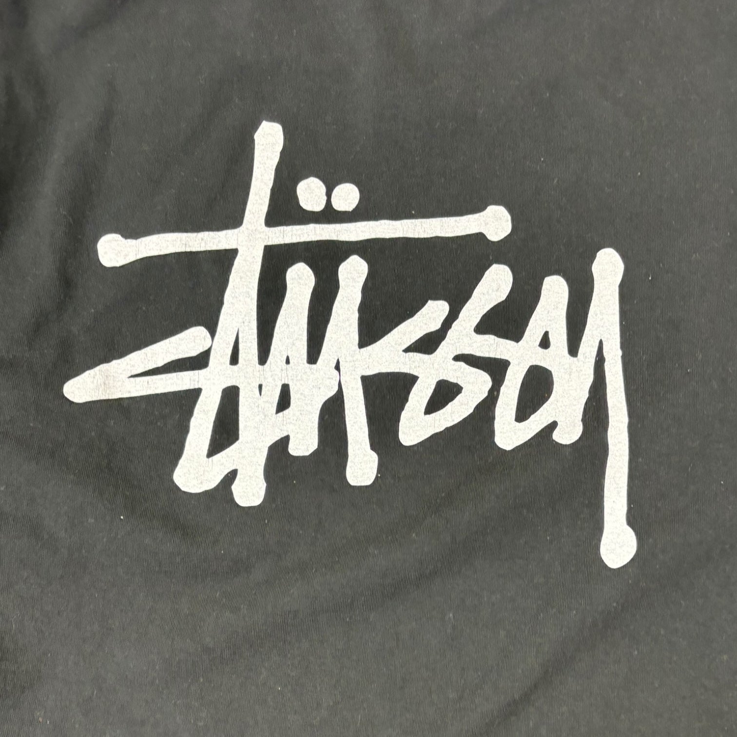 Stussy Stock Logo Long Sleeve Black