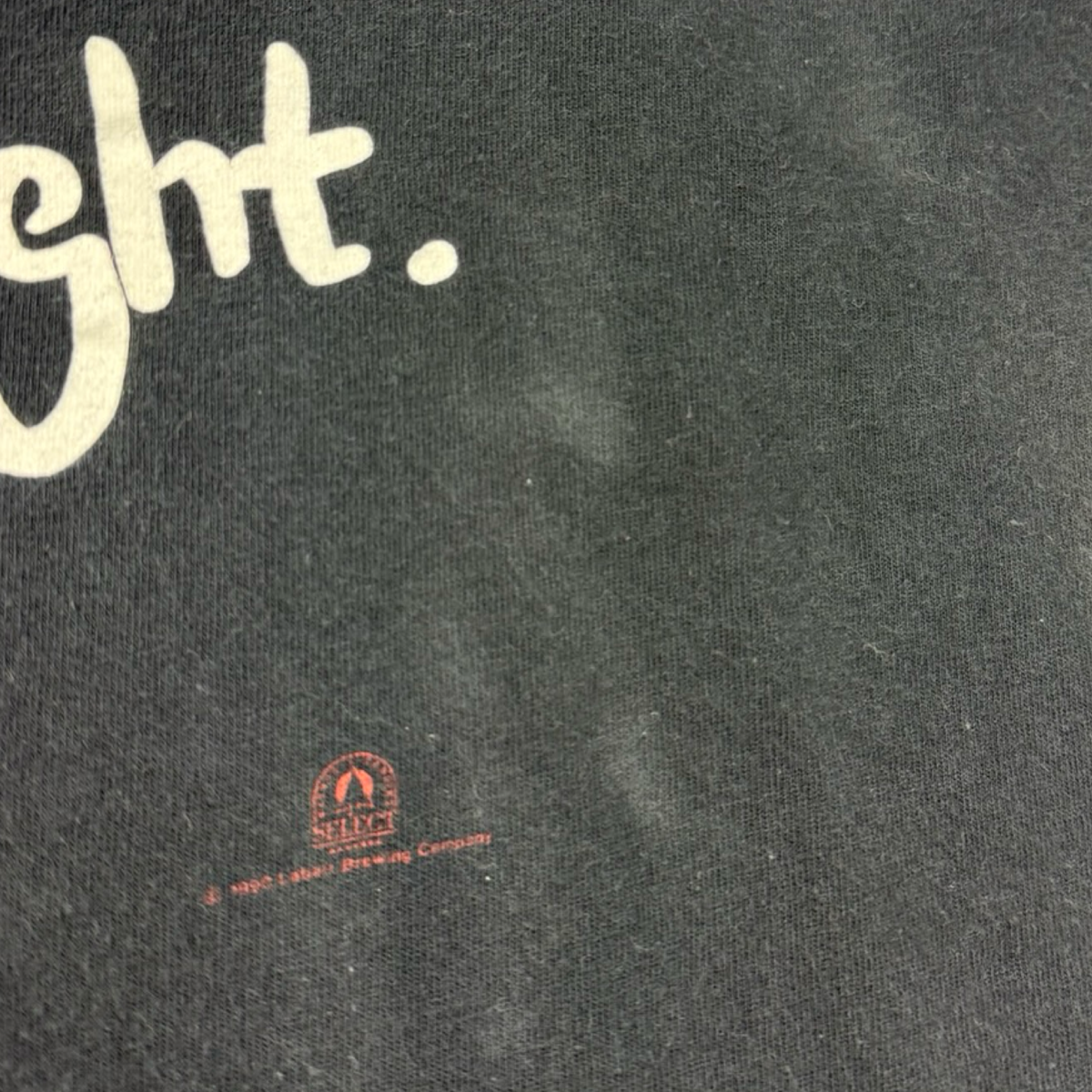 1990 Carlsberg Light “A Different Light” Beer Promo T-Shirt