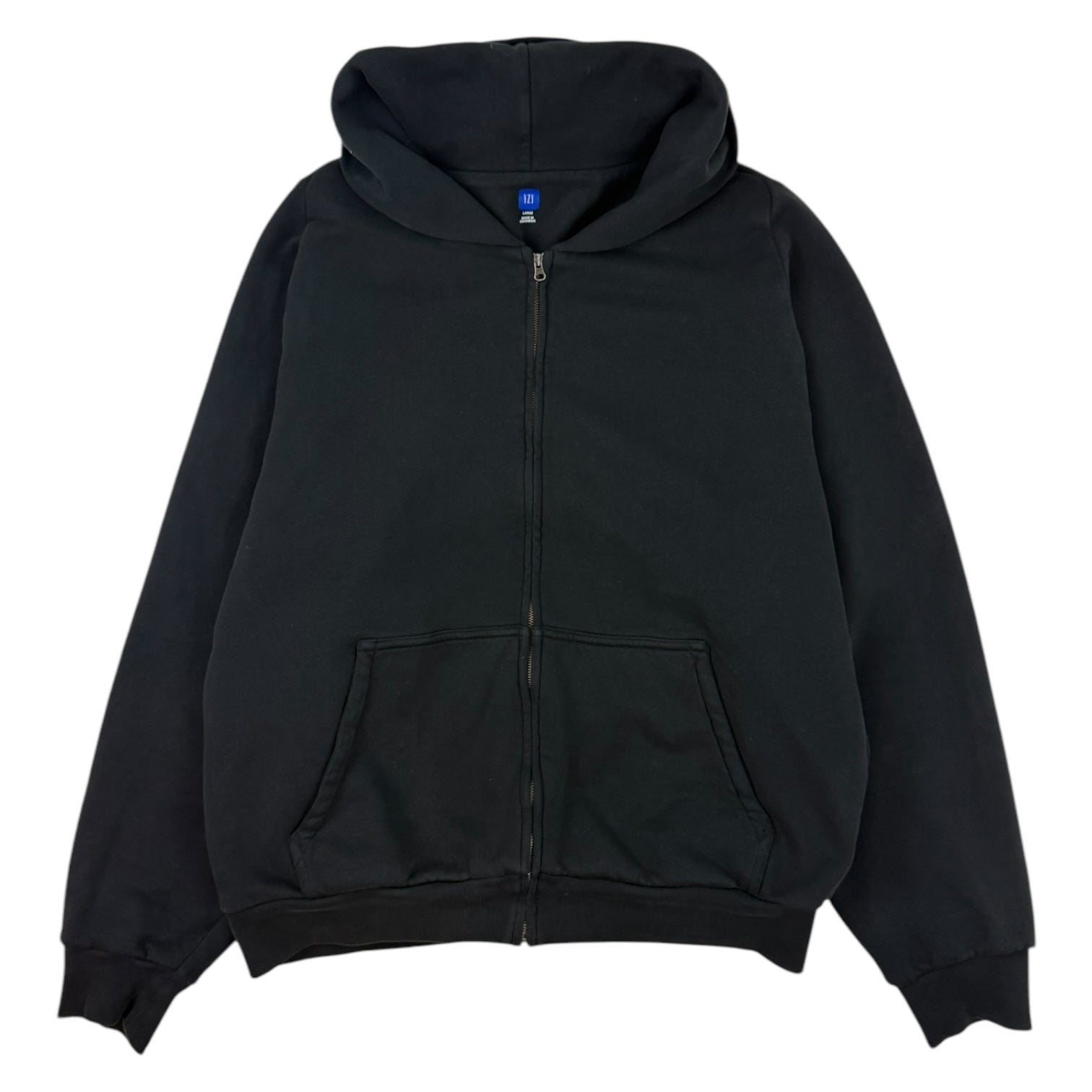 Yeezy Gap Zip Up Hoodie Black