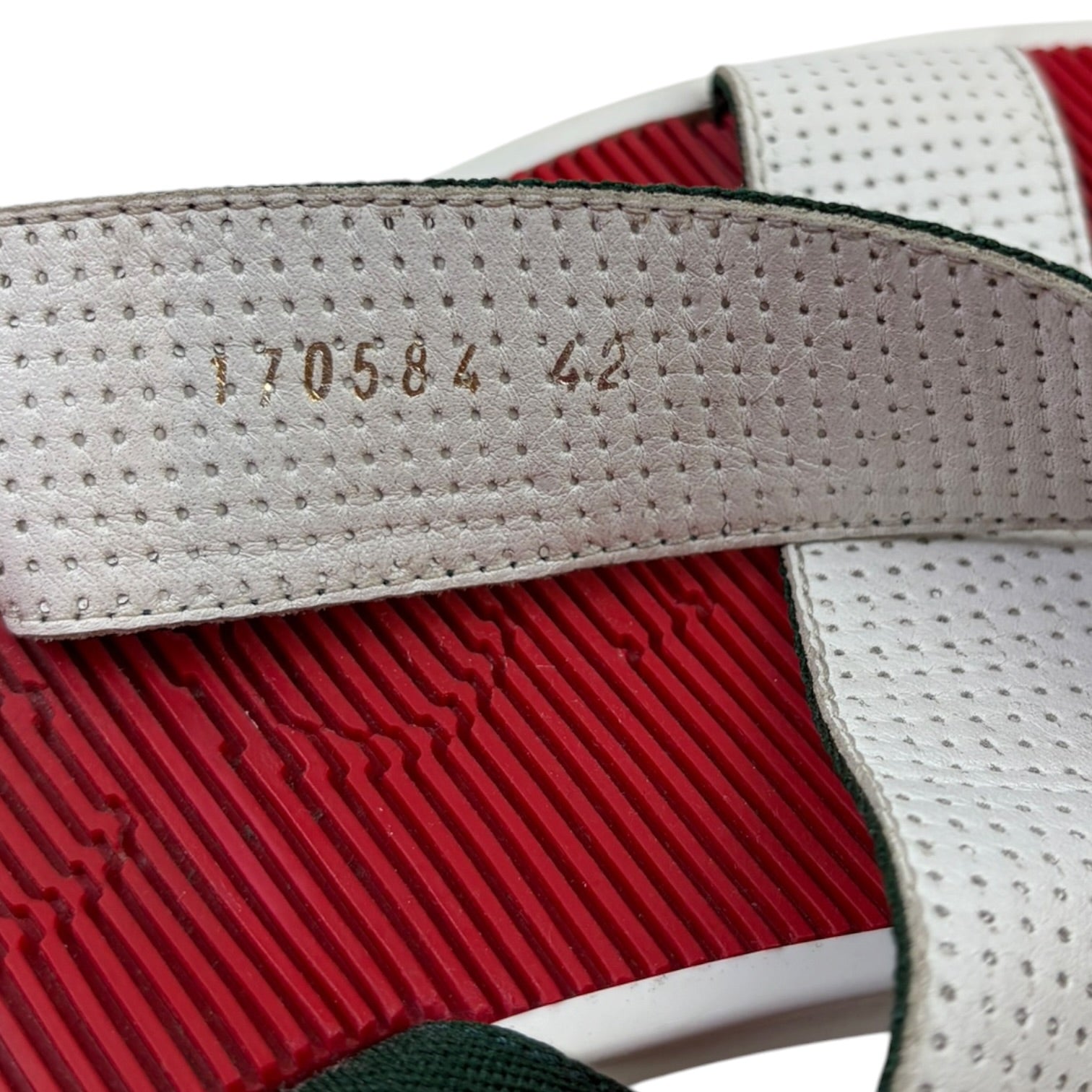 Gucci Web Slide Red