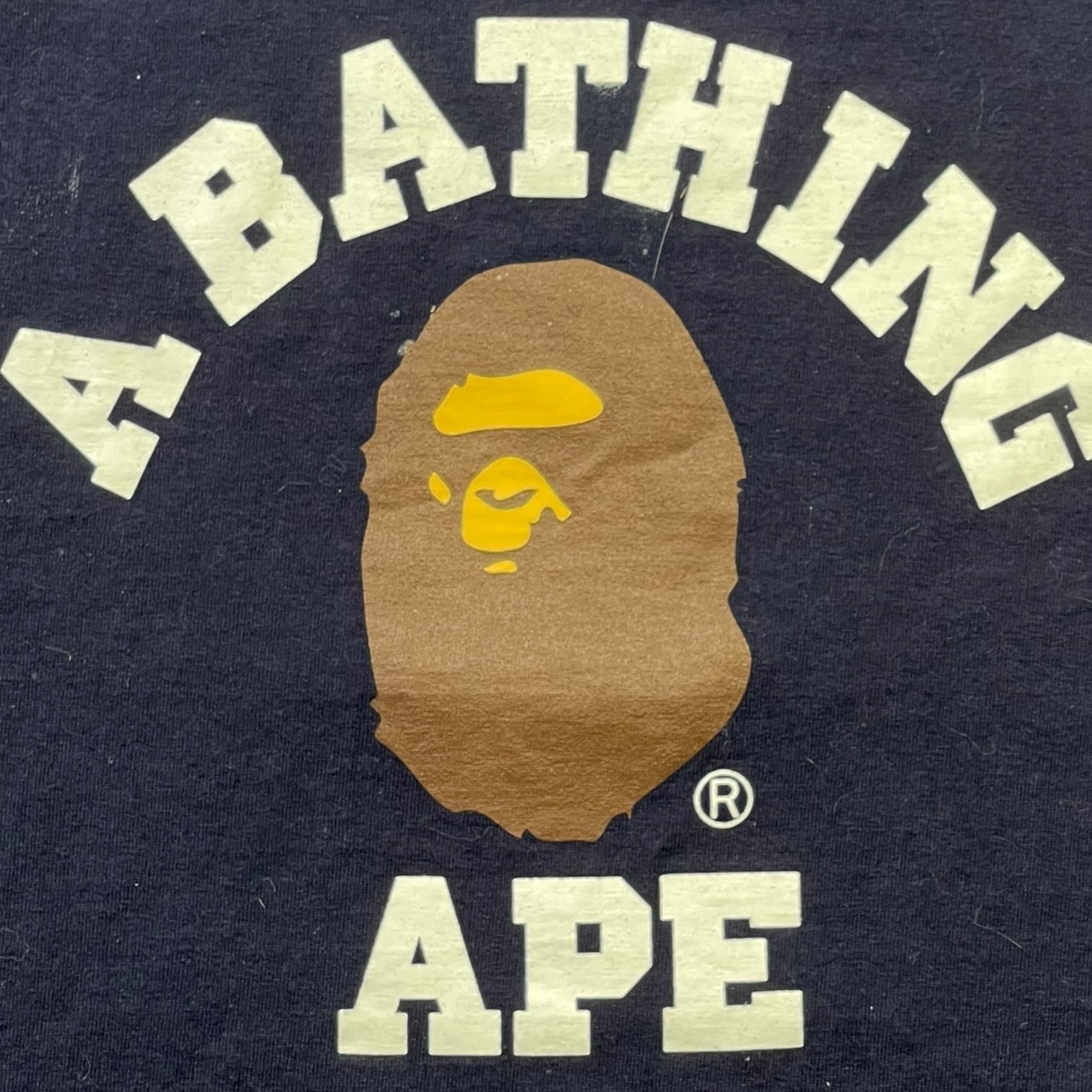 Bape College T-Shirt Navy