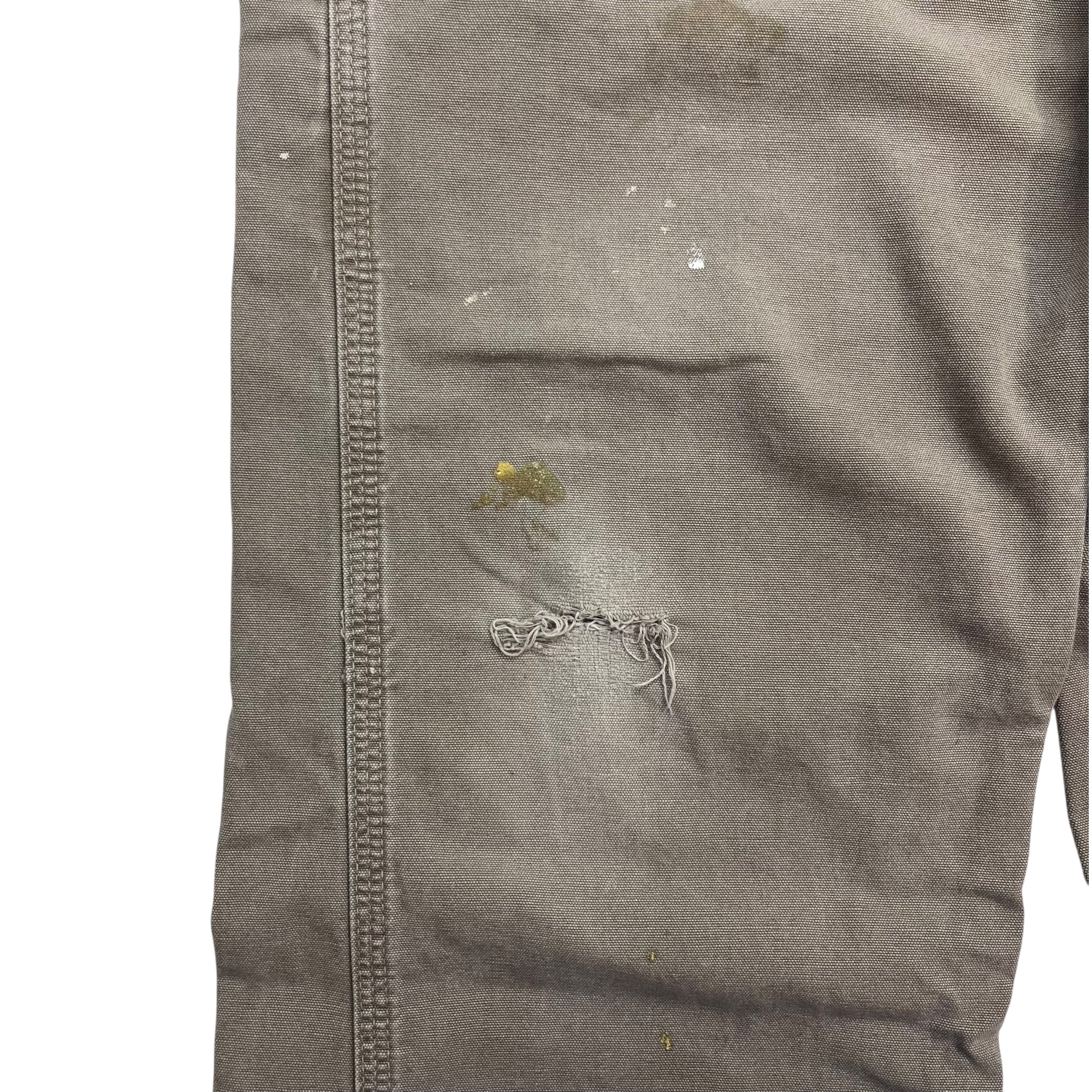 Vintage Carhartt Dungaree Pants Grey Beige